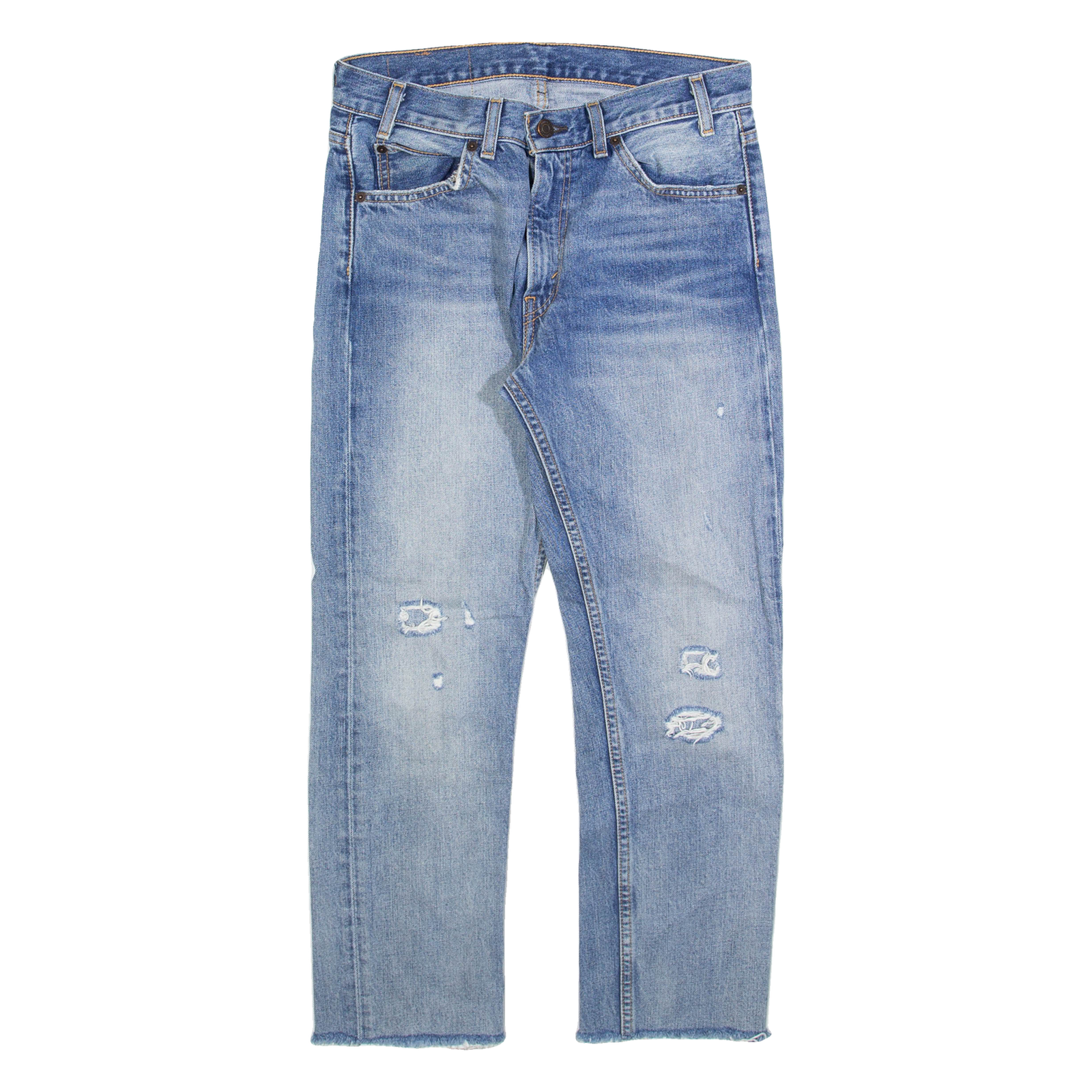 LEVI'S 505 C Orange Tab Mens Jeans Blue Slim Straight Stone Wash W27 L25 Refurbished - N/A refurbished available on Cerqular
