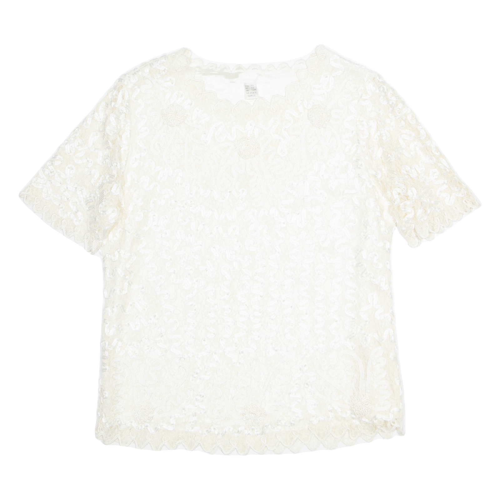 Womens Top Beige Floral M Refurbished - N/A refurbished available on Cerqular
