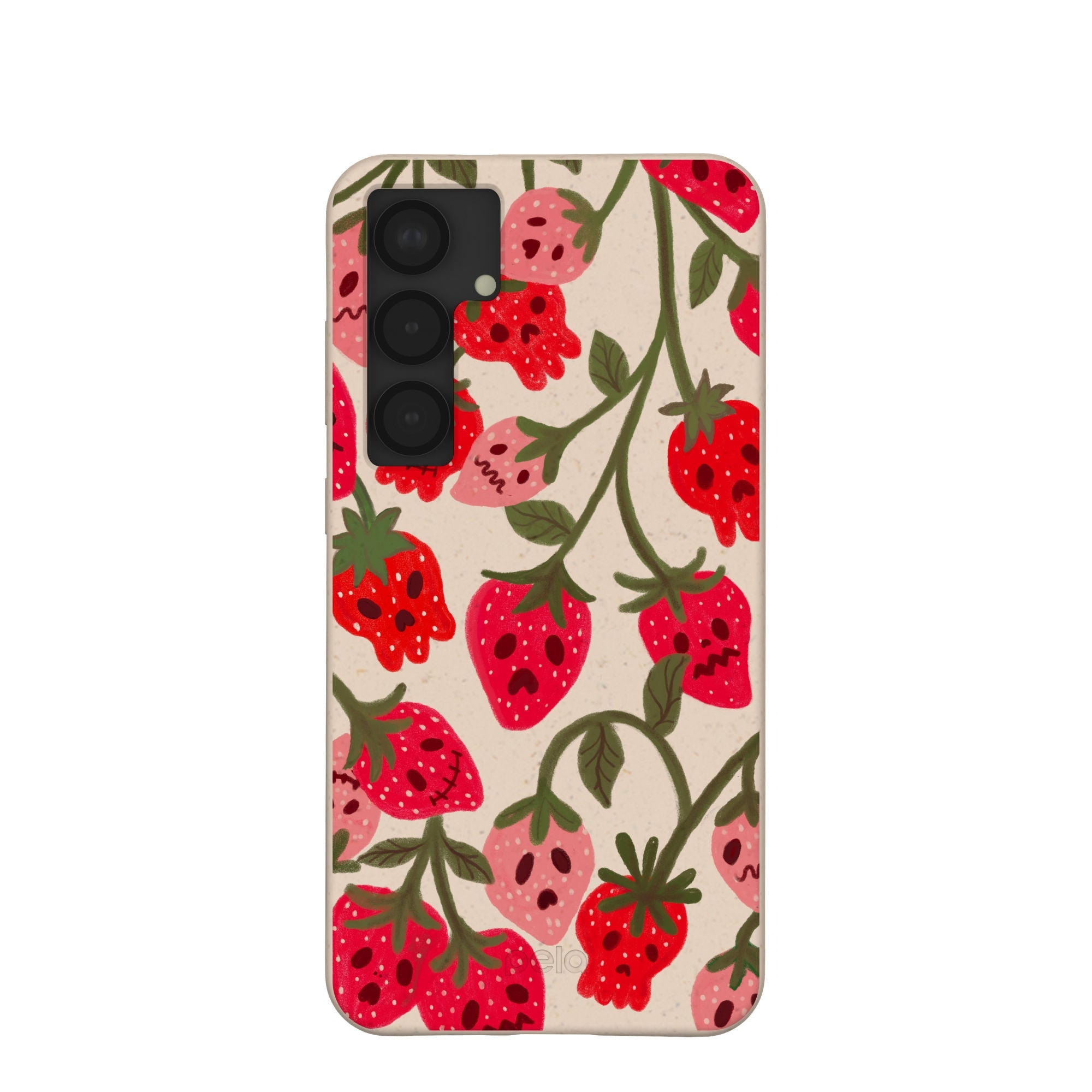 Seashell Strawboories Samsung Galaxy S25+(Plus) Case Refurbished - Pela Case refurbished available on Cerqular