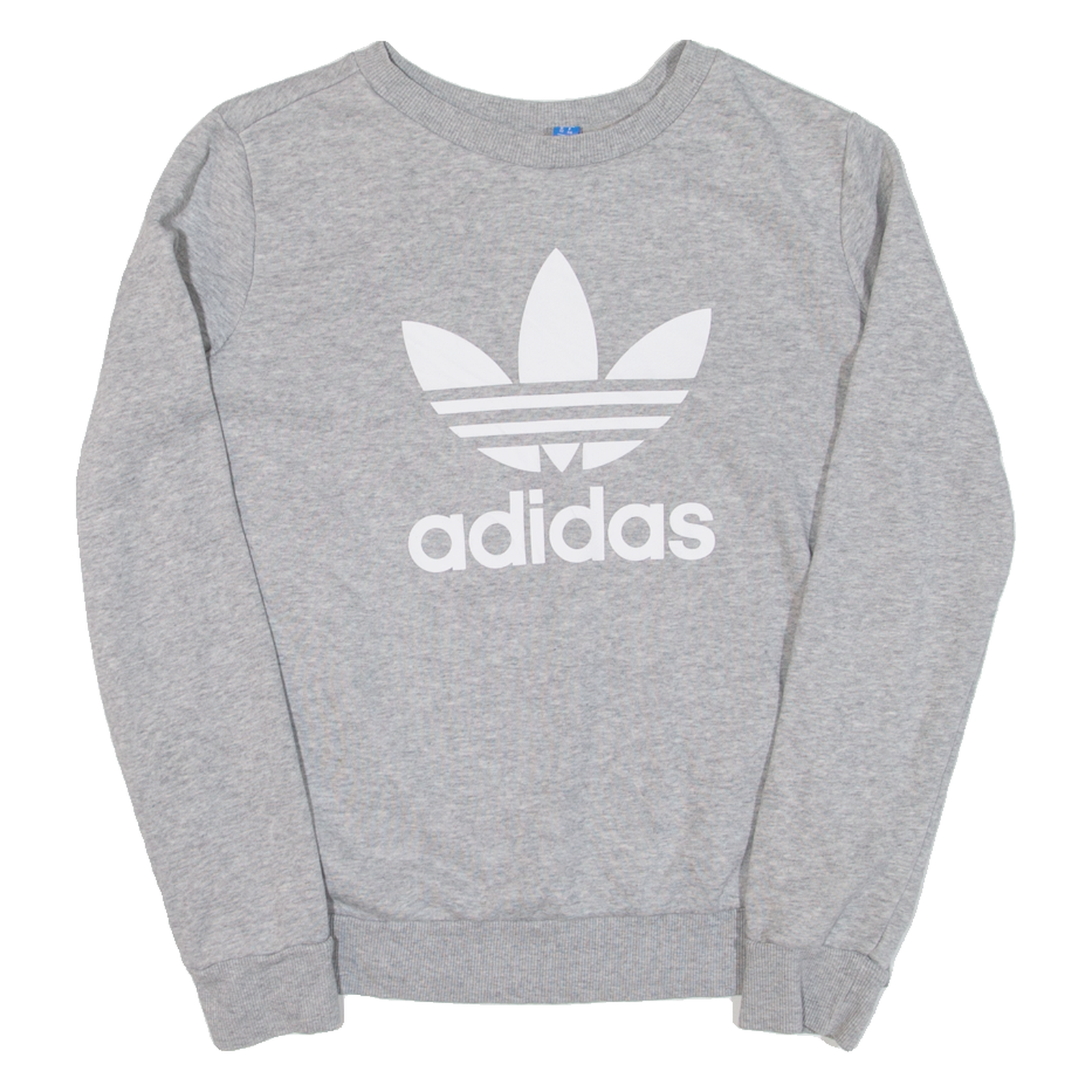 ADIDAS Womens Sweatshirt Grey UK 6 Refurbished - N/A refurbished available on Cerqular
