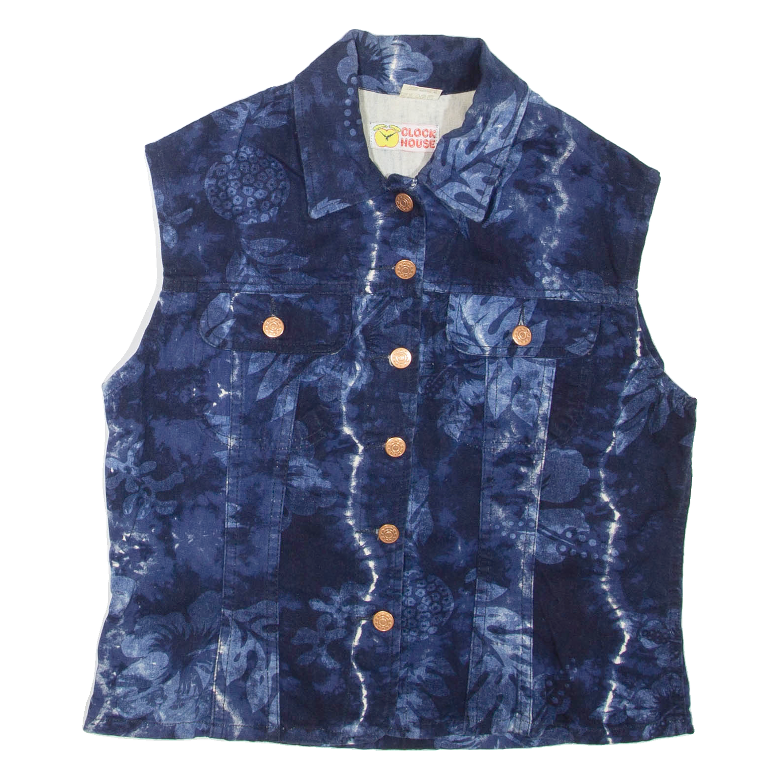 Buy CLOCKHOUSE Womens Gilet Blue Floral L Refurbished - $36.39 CLOCKHOUSE Womens Gilet Blue Floral L Refurbished - N/A refurbished available on Cerqular