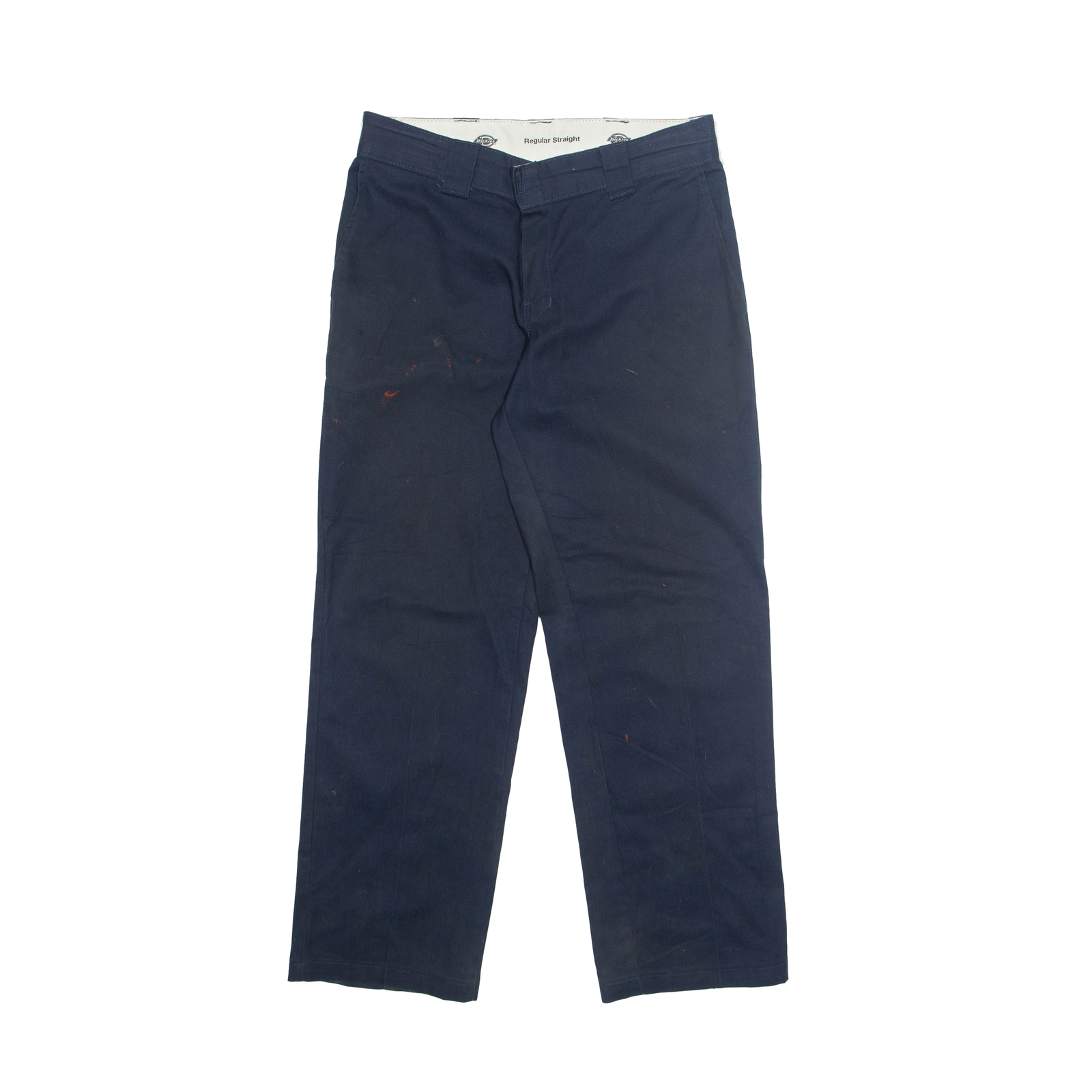DICKIES Chino Mens Trousers Blue Regular Straight W32 L30 Refurbished - N/A refurbished available on Cerqular