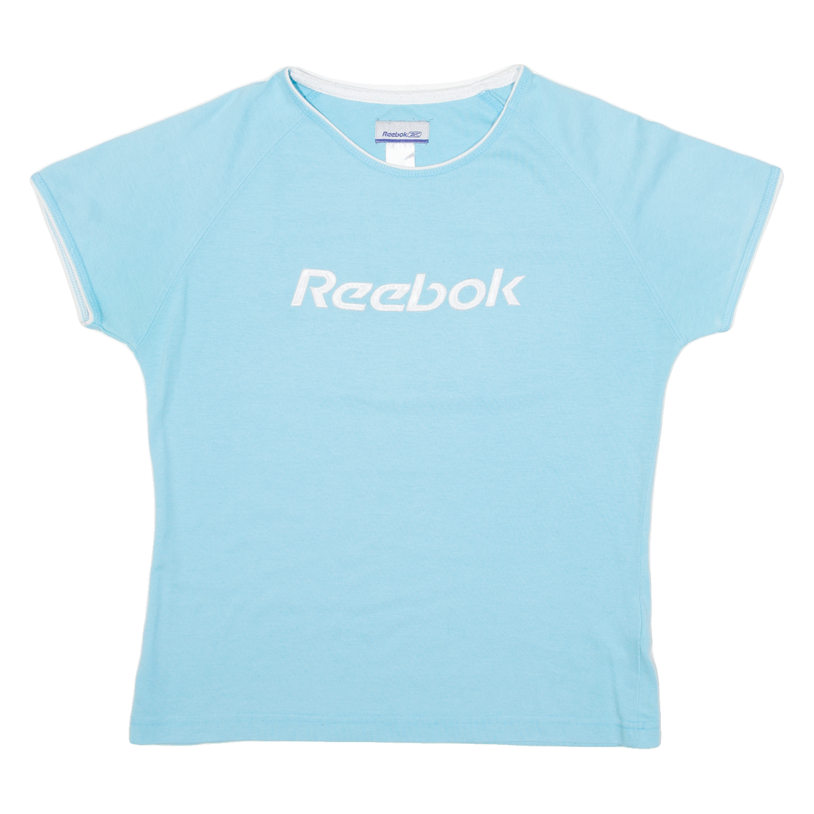 REEBOK Womens T-Shirt Blue S Refurbished - N/A refurbished available on Cerqular