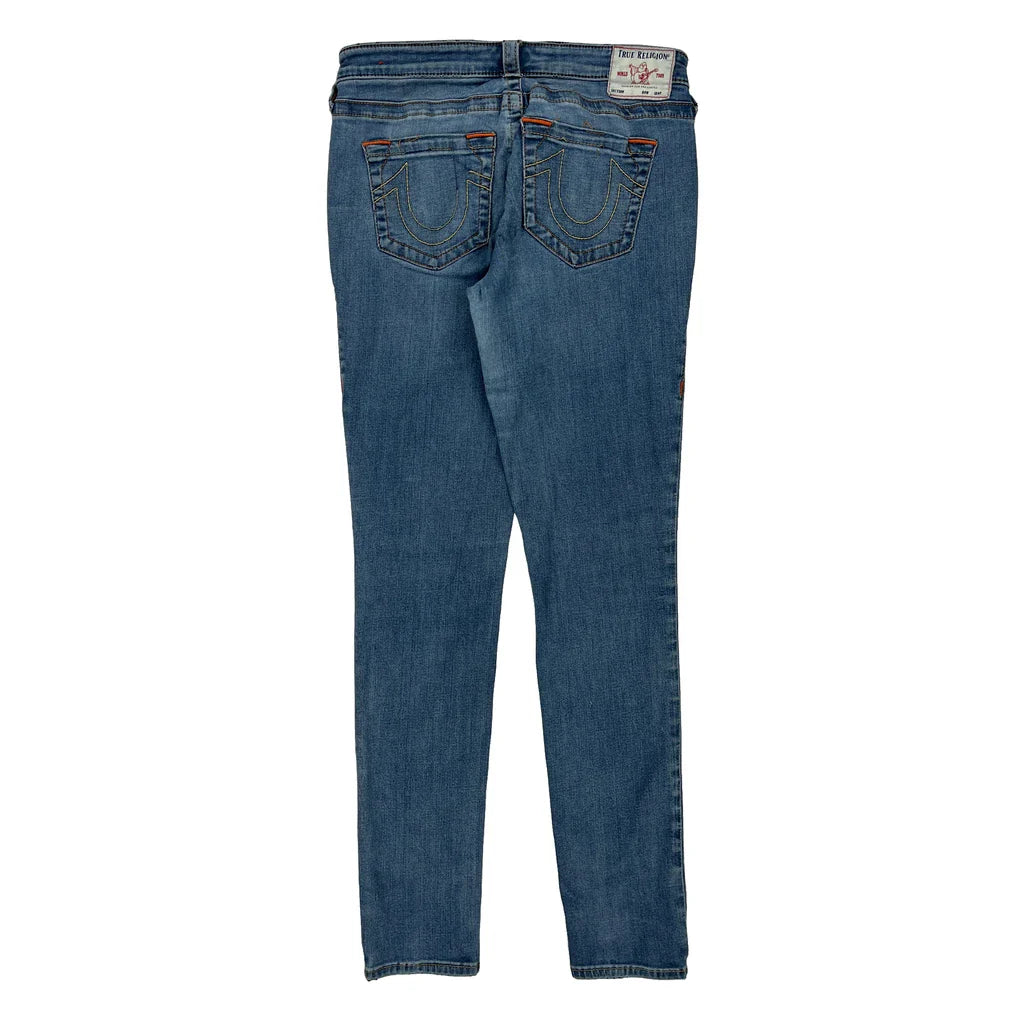 Stella True Religion Skinny Jeans - 32W UK 10 Blue Cotton Blend Refurbished - Thrifted (note: this is a term often used to describe second- refurbished available on Cerqular