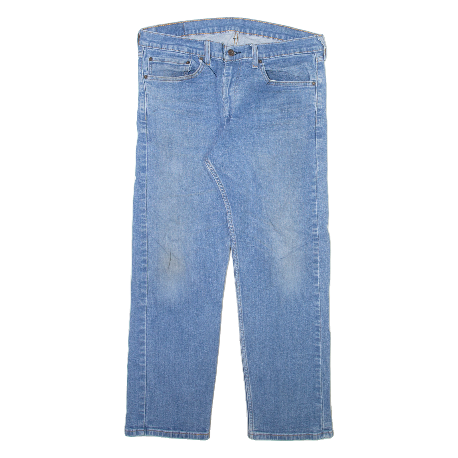 LEVI'S 505 Jeans Mens Blue Regular Straight W36 L30 Refurbished - N/A refurbished available on Cerqular