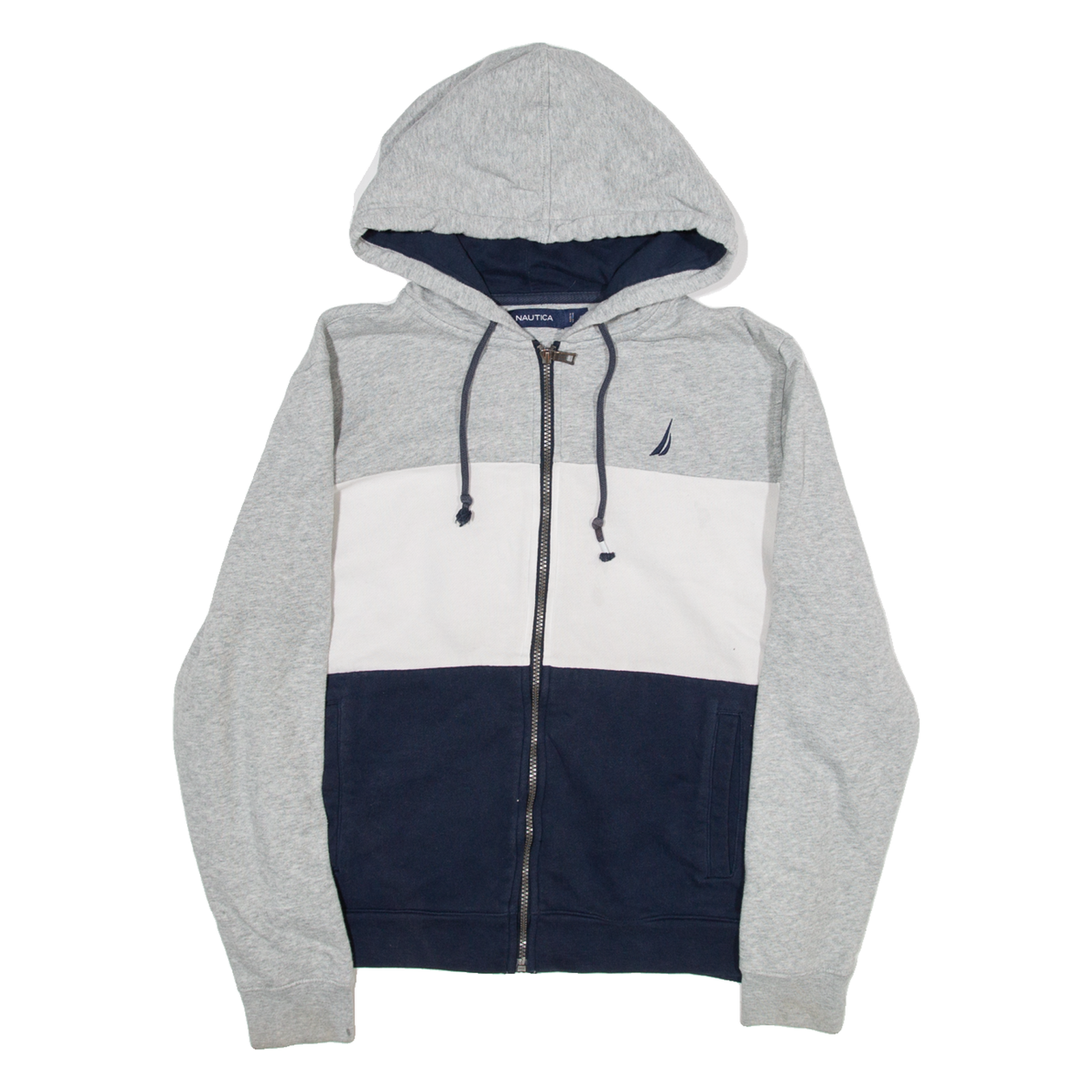NAUTICA Womens Grey Hoodie Full Zip S Refurbished - N/A refurbished available on Cerqular