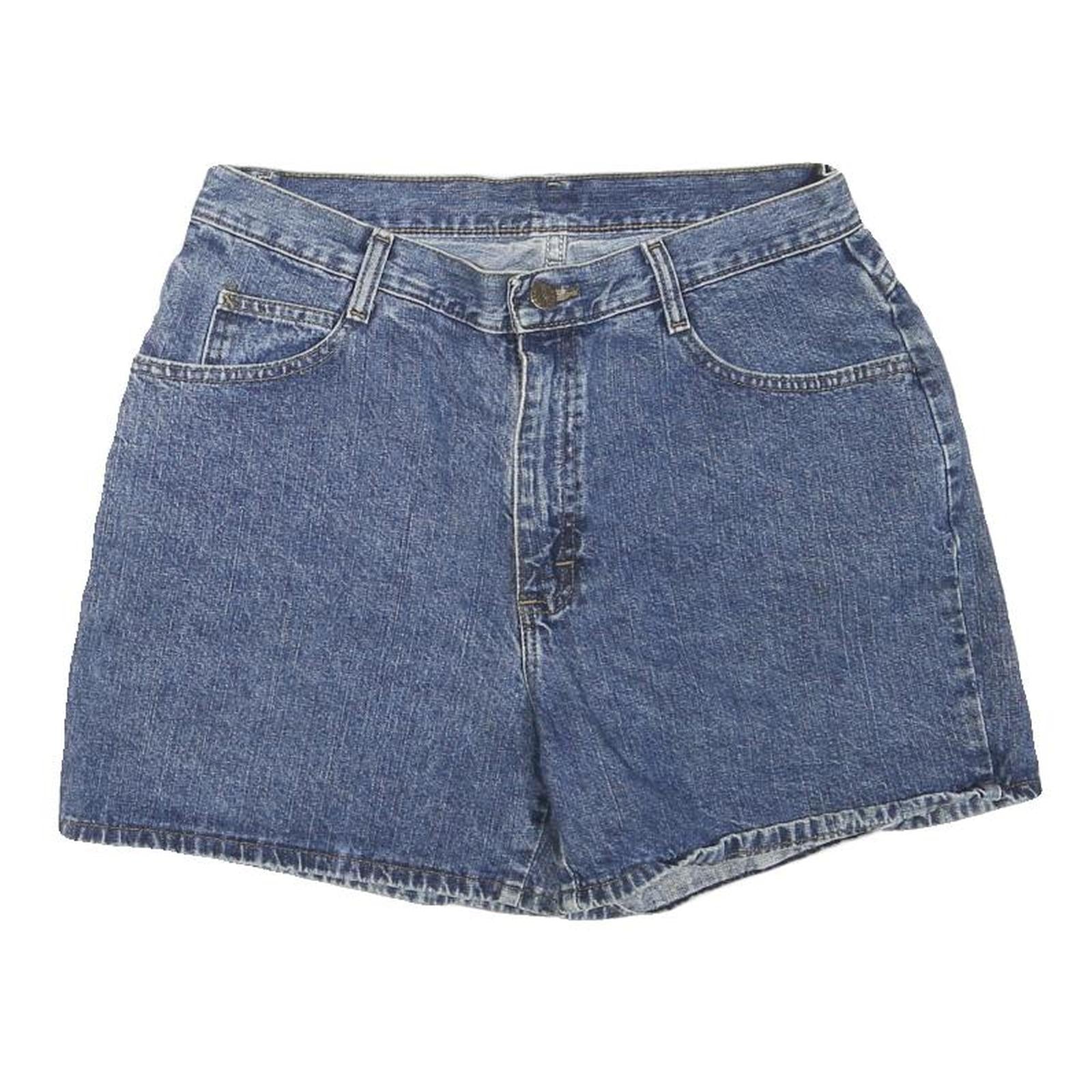 RIDENS Womens Denim Blue Cotton Blend Casual Shorts M W32 Classic Fit Refurbished - N/A refurbished available on Cerqular