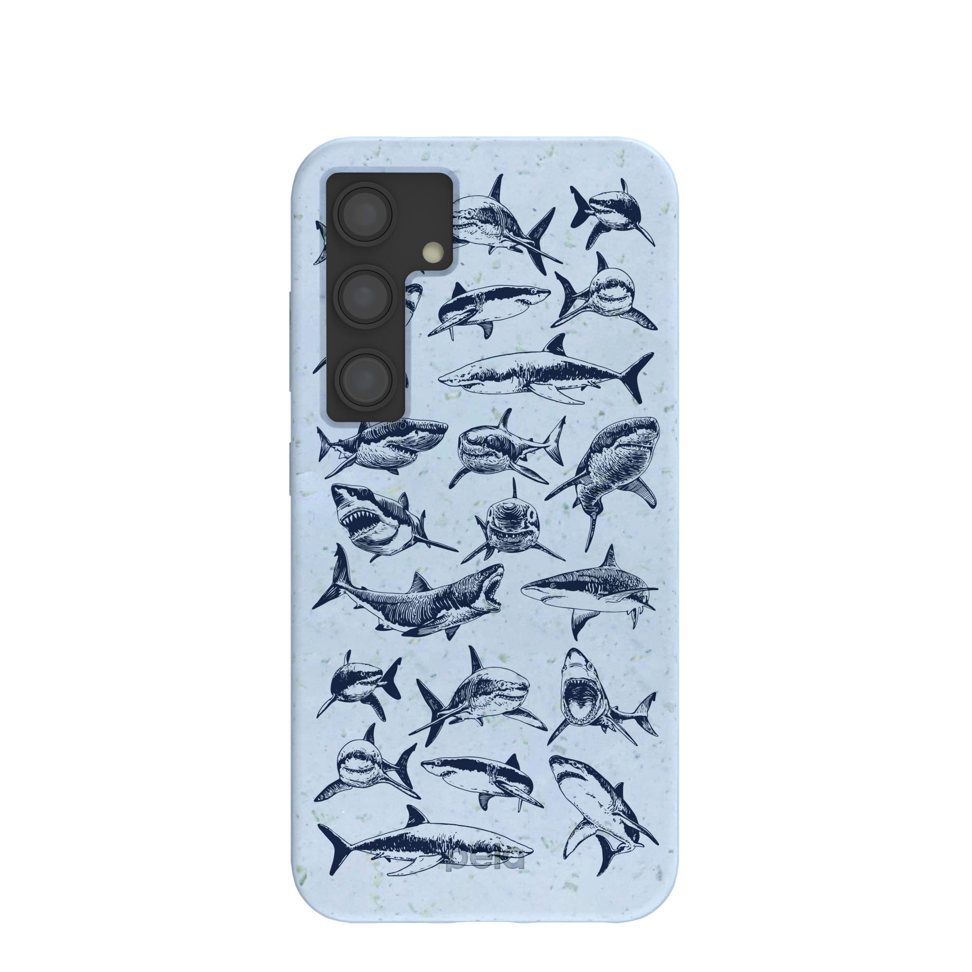 Powder Blue Great White Samsung Galaxy S24 Case Refurbished - Pela Case refurbished available on Cerqular