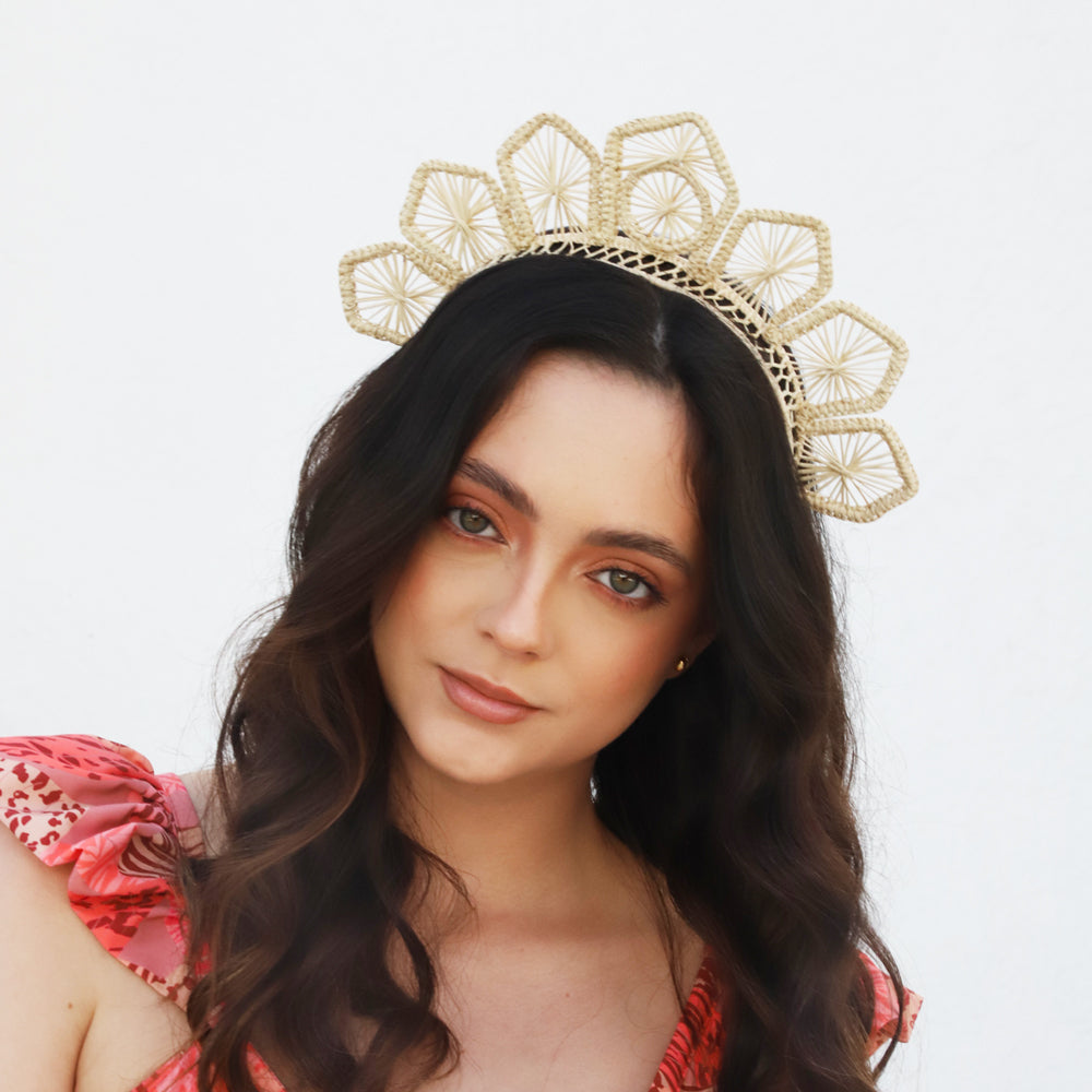 Andrea Headband - Iraca palm Headpiece | Pack of 6: Pack of  6 Refurbished - Apalma Handmade refurbished available on Cerqular