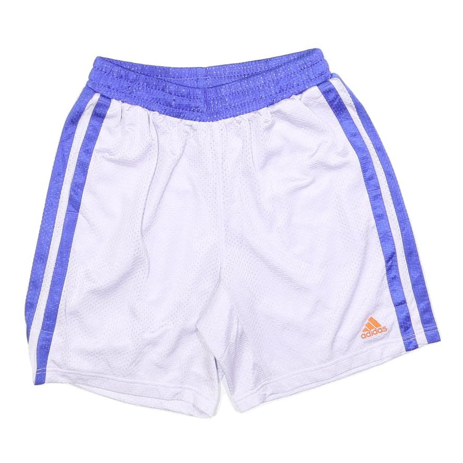 Buy ADIDAS Mens White & Blue Sports Shorts L W30 Mesh Stylish Lightweight Refurbished - $25.99 ADIDAS Mens White & Blue Sports Shorts L W30 Mesh Stylish Lightweight Refurbished - N/A refurbished available on Cerqular