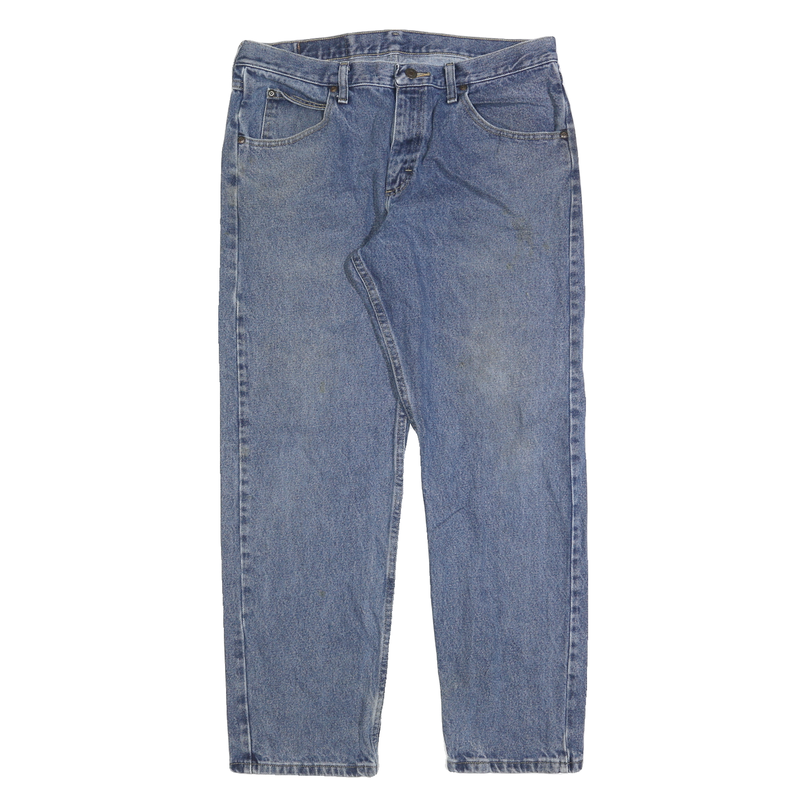 Buy WRANGLER Mens Blue Regular Straight Denim Cotton Medium W33 L30 Zip Casual Refurbished - $25.99 WRANGLER Mens Blue Regular Straight Denim Cotton Medium W33 L30 Zip Casual Refurbished - N/A refurbished available on Cerqular