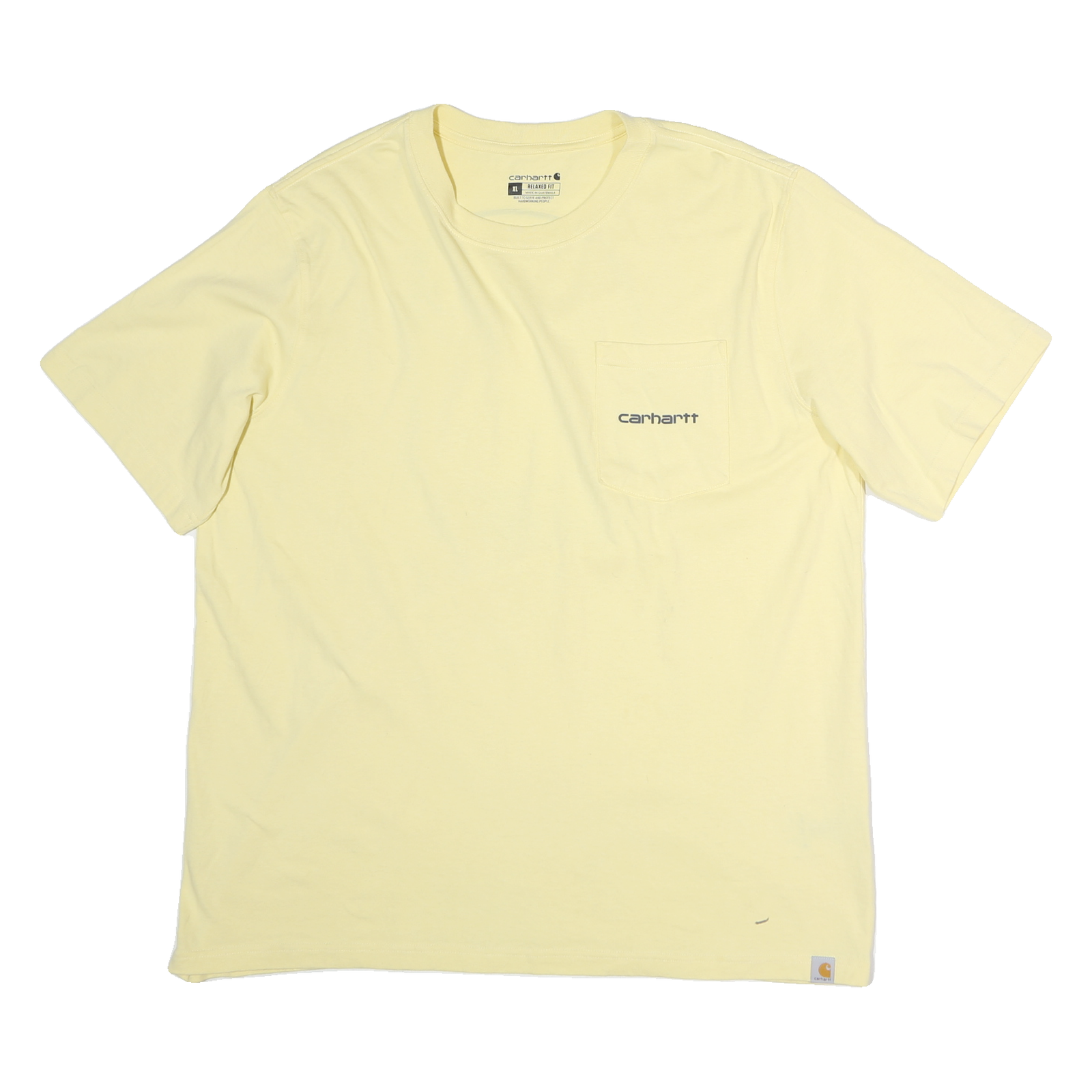 Buy CARHARTT Mens Yellow & Cream Pocket T-Shirt XL Short Sleeve Crew Neck Graphic Refurbished - $31.19 CARHARTT Mens Yellow & Cream Pocket T-Shirt XL Short Sleeve Crew Neck Graphic Refurbished - N/A refurbished available on Cerqular
