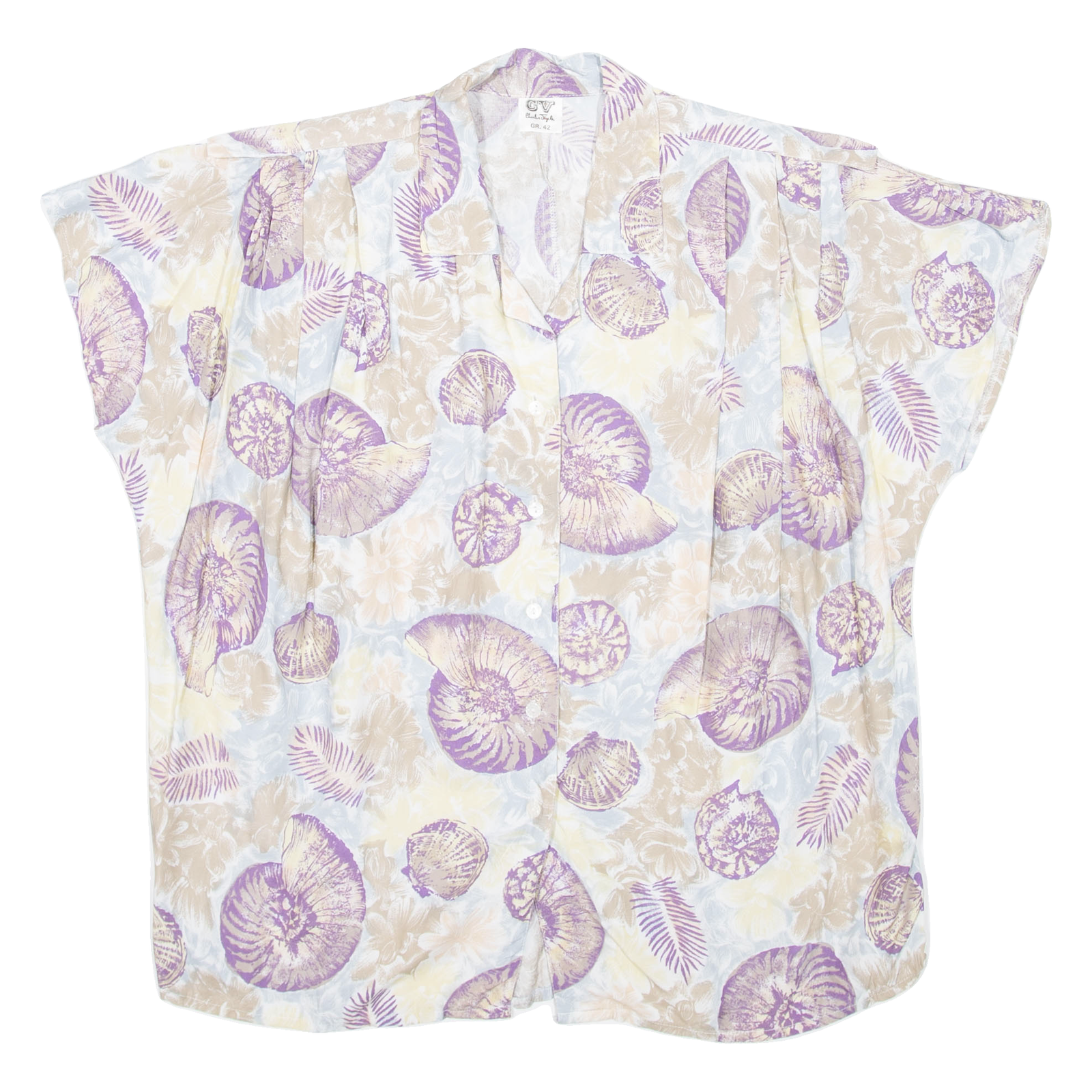 Buy Womens Shirt Purple Viscose Floral L Refurbished - $18.19 Womens Shirt Purple Viscose Floral L Refurbished - N/A refurbished available on Cerqular