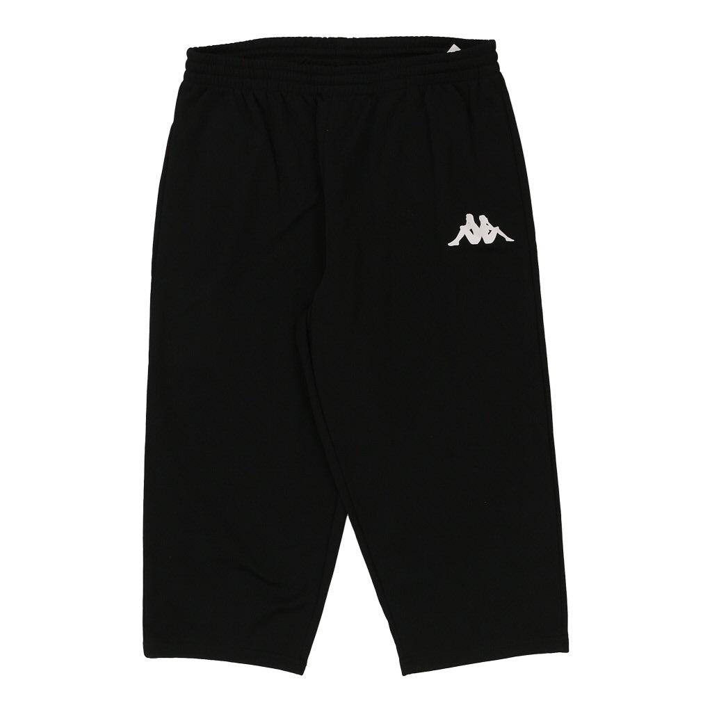 Kappa Sport Shorts - Large Black Polyester Refurbished - Thrifted (note: this is a term often used to describe second- refurbished available on Cerqular