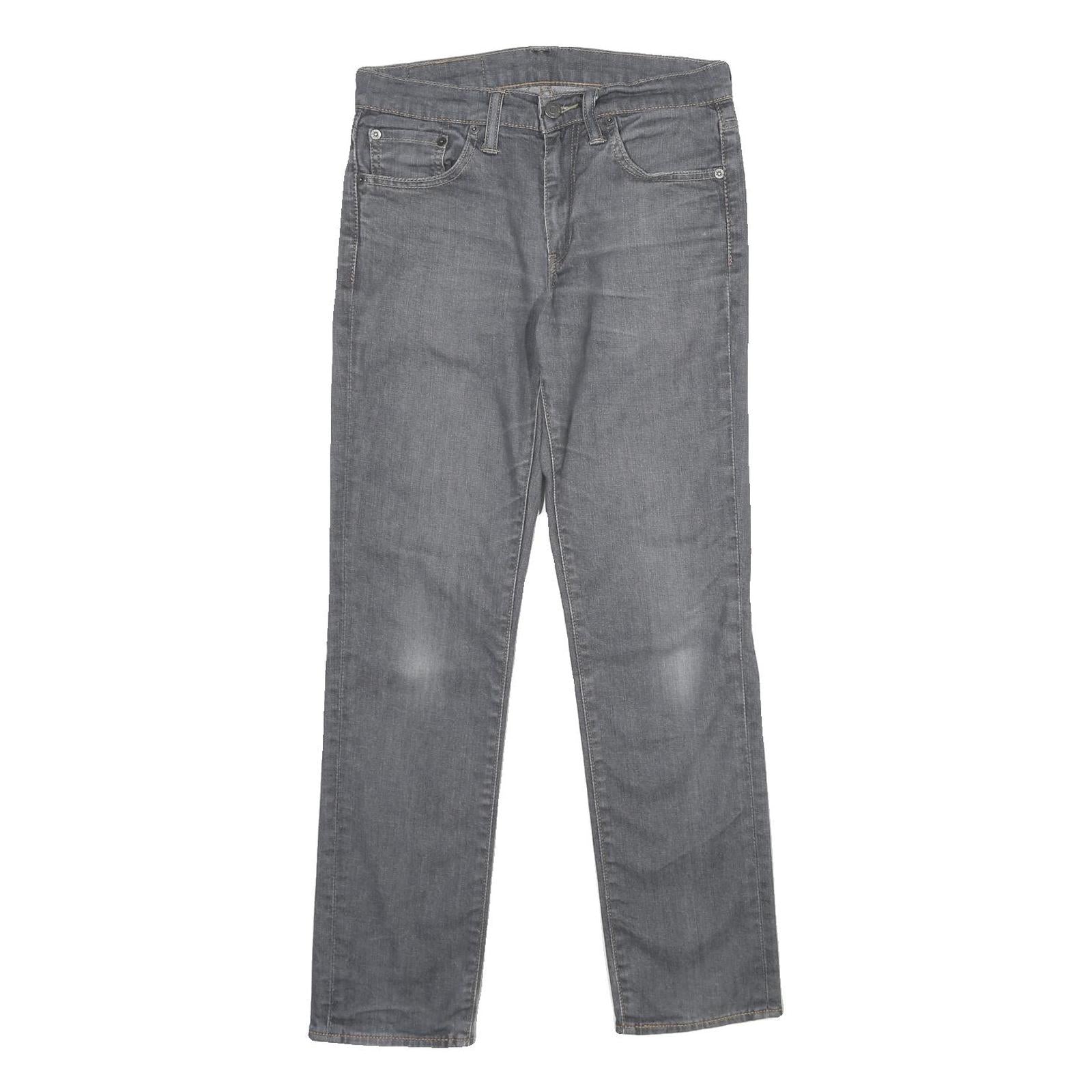 LEVI'S 511 Mens Jeans Grey Slim Skinny Denim Medium W30 L30 Classic Zip Refurbished - N/A refurbished available on Cerqular