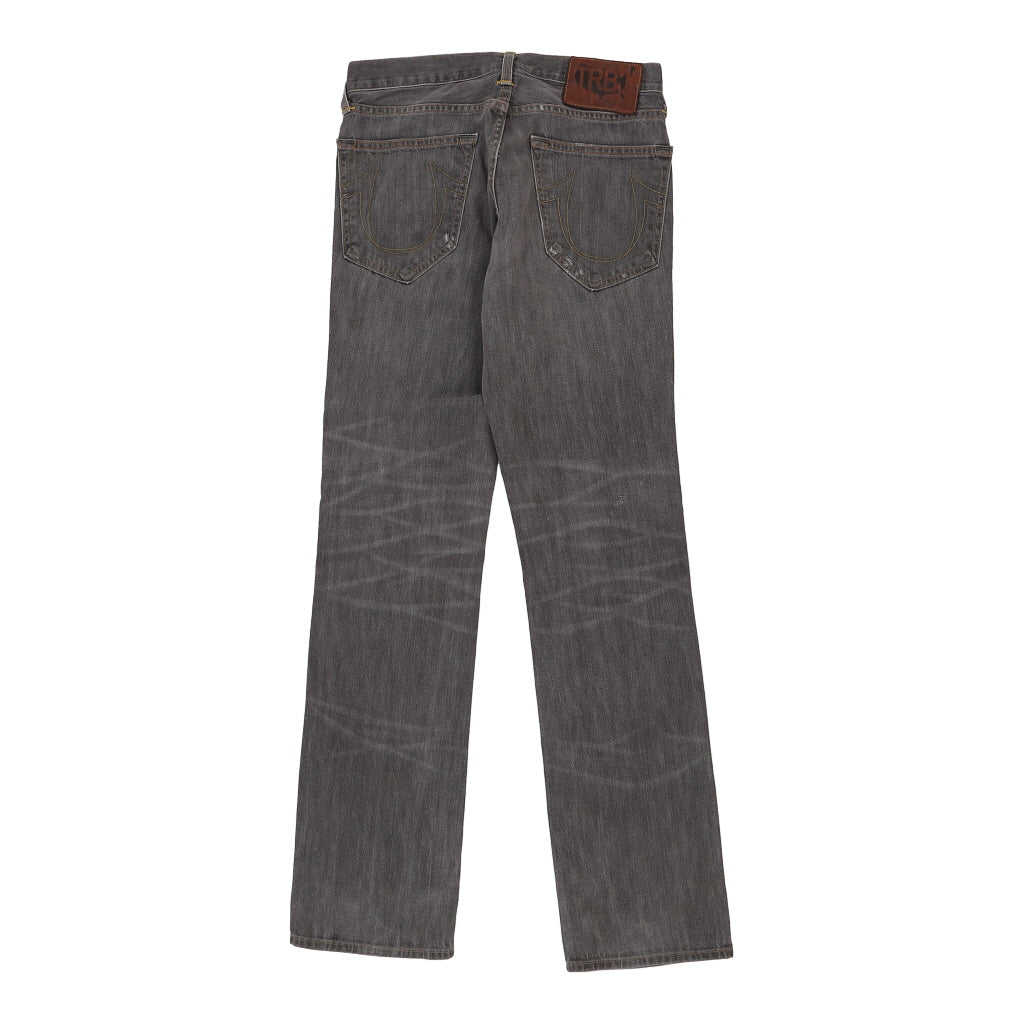 Buy True Religion Jeans - 30W UK 10 Grey Cotton Refurbished - $26.12 True Religion Jeans - 30W UK 10 Grey Cotton Refurbished - Thrifted (note: this is a term often used to describe second- refurbished available on Cerqular