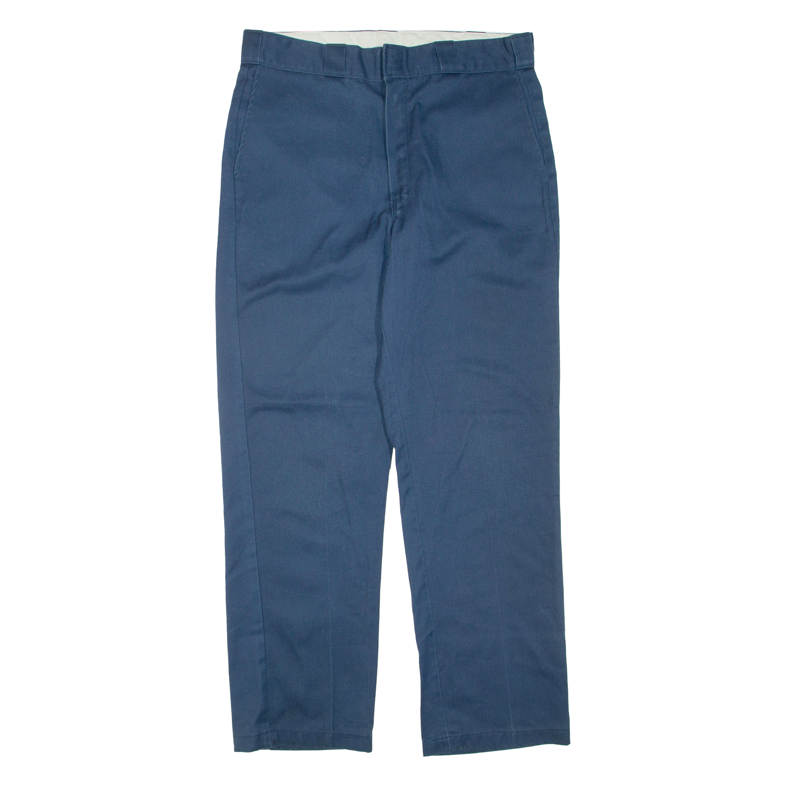 DICKIES Mens Trousers Blue Regular Straight W34 L32 Refurbished - N/A refurbished available on Cerqular