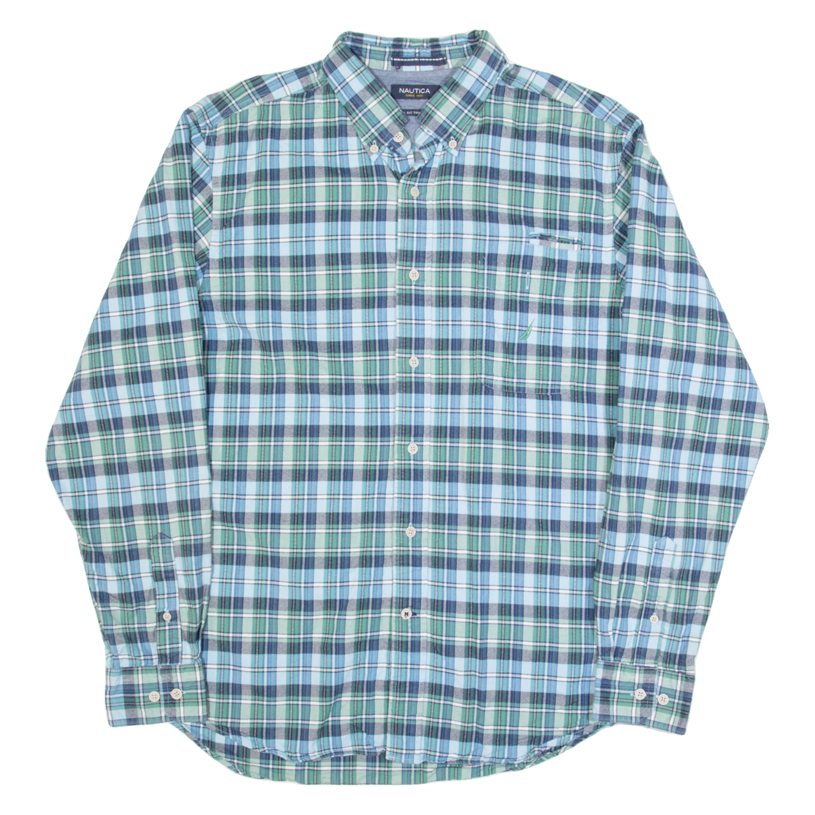 Buy NAUTICA A Bit Trimmer Mens Shirt Blue Check Long Sleeve L Refurbished - $23.39 NAUTICA A Bit Trimmer Mens Shirt Blue Check Long Sleeve L Refurbished - N/A refurbished available on Cerqular
