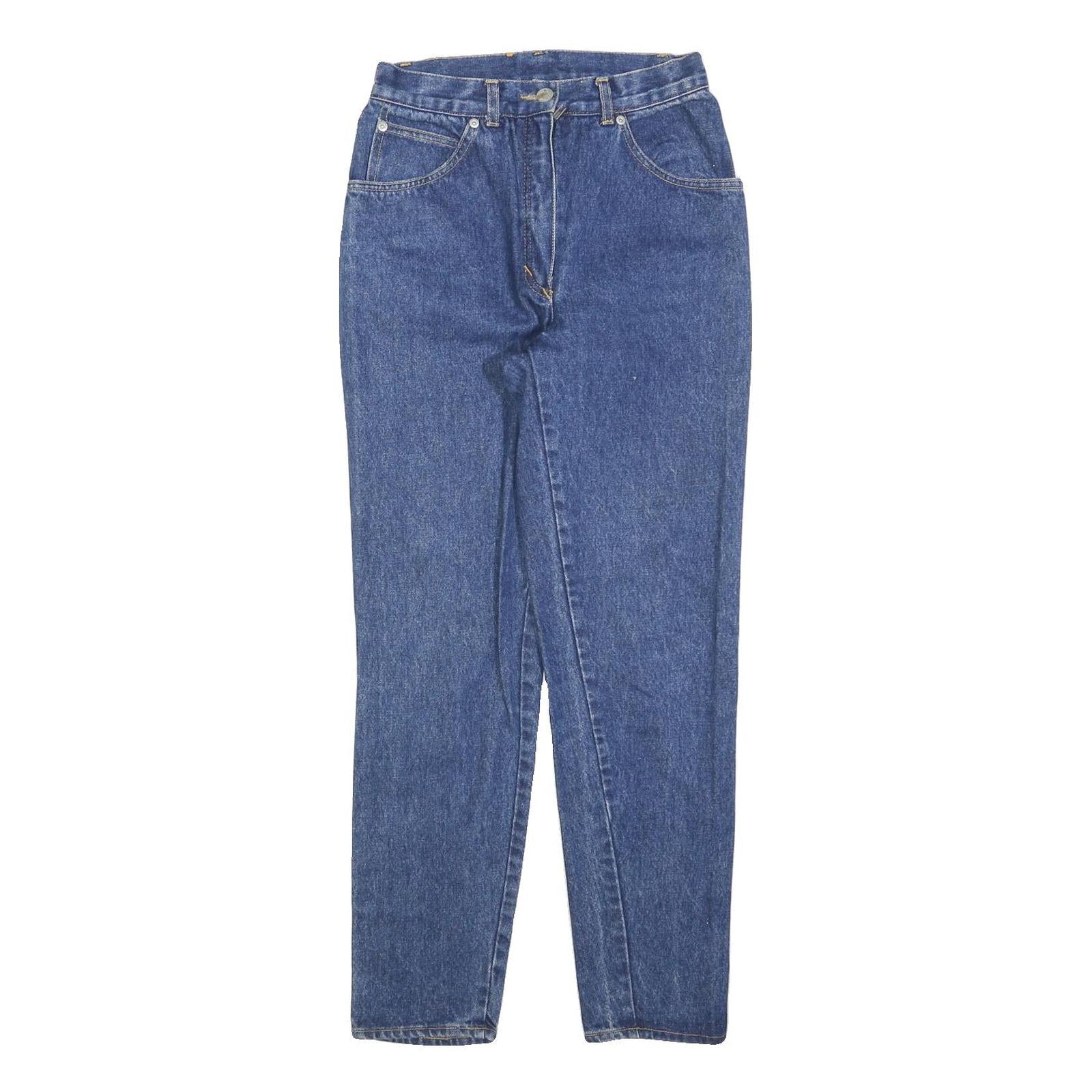 BENETTON Womens Jeans Blue Regular Straight Denim Medium W25 L30 Zip Closure Refurbished - N/A refurbished available on Cerqular