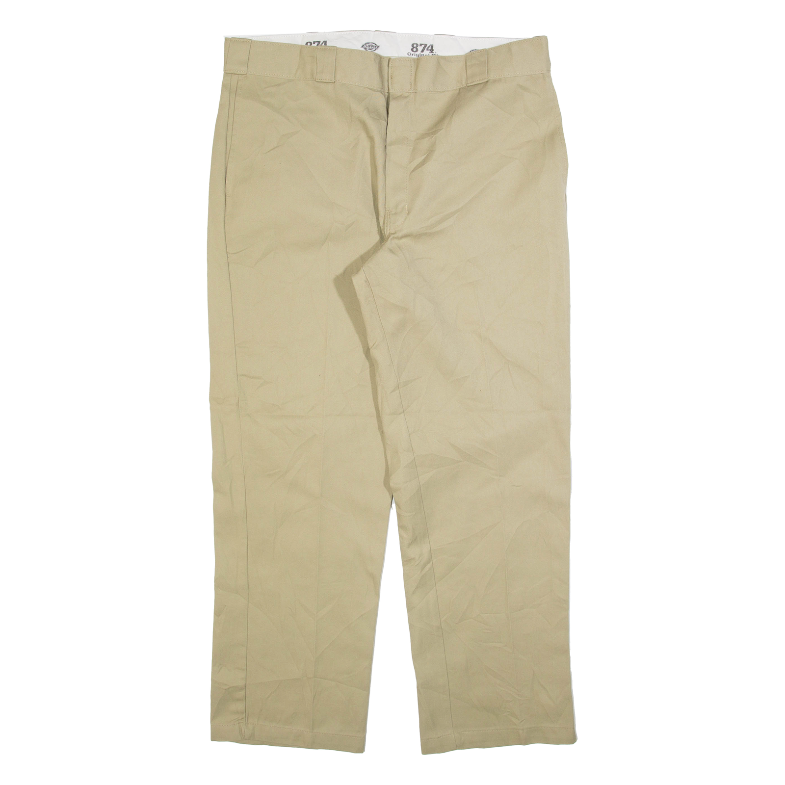 DICKIES 874 Workwear Mens Trousers Beige Regular Straight W38 L30 Refurbished - N/A refurbished available on Cerqular