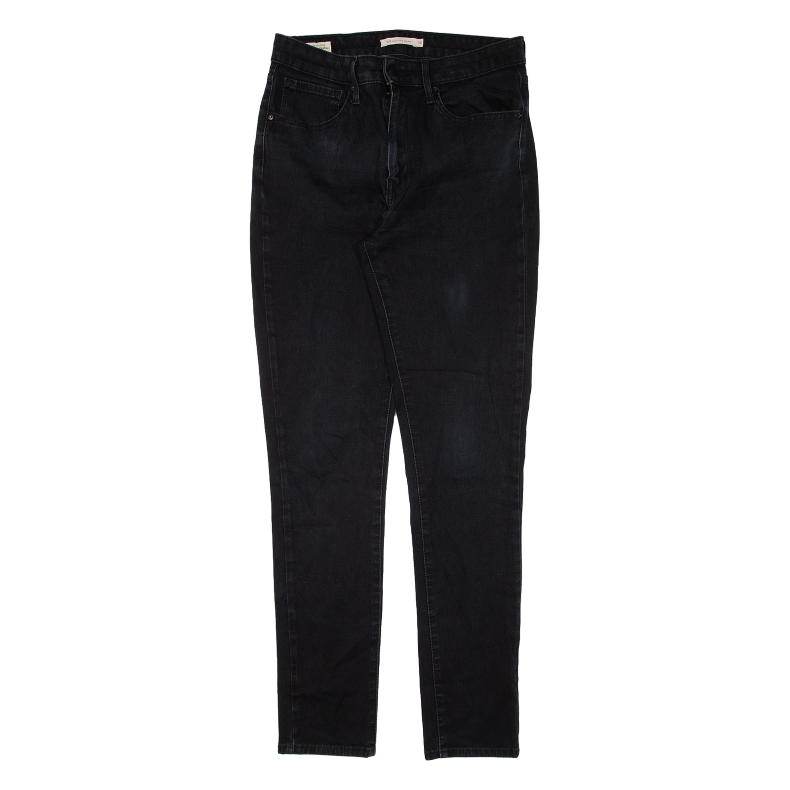 LEVI'S 721 High Rise Womens Jeans Black Slim Skinny W30 L30 Refurbished - N/A refurbished available on Cerqular