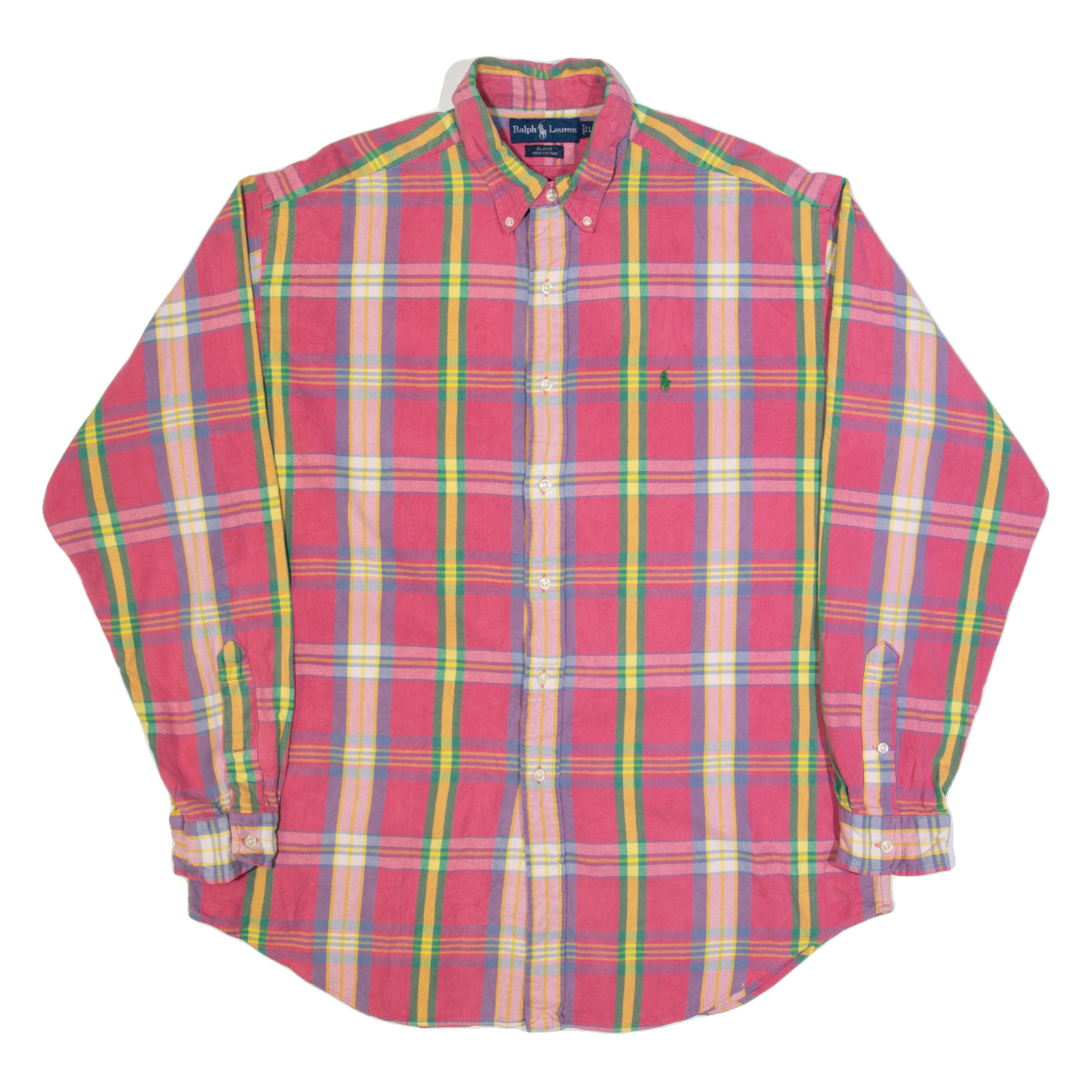 Buy RALPH LAUREN Blake Mens Shirt Pink Check Long Sleeve L Refurbished - $36.39 RALPH LAUREN Blake Mens Shirt Pink Check Long Sleeve L Refurbished - N/A refurbished available on Cerqular