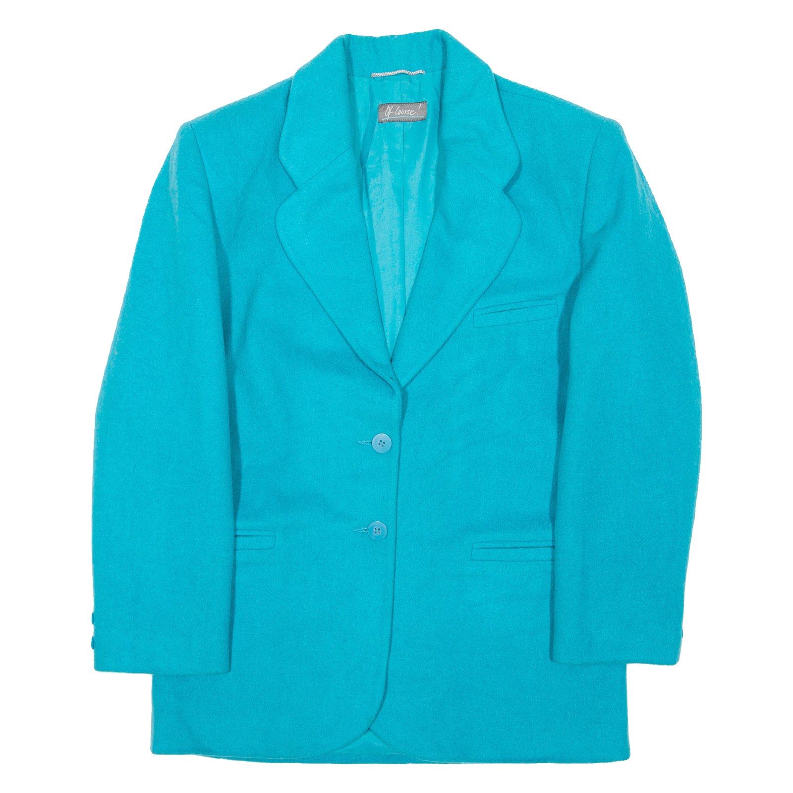 Buy OF COURSE! 3/4 Sleeve Womens Blazer Coat Blue Wool M Refurbished - $28.07 OF COURSE! 3/4 Sleeve Womens Blazer Coat Blue Wool M Refurbished - N/A refurbished available on Cerqular