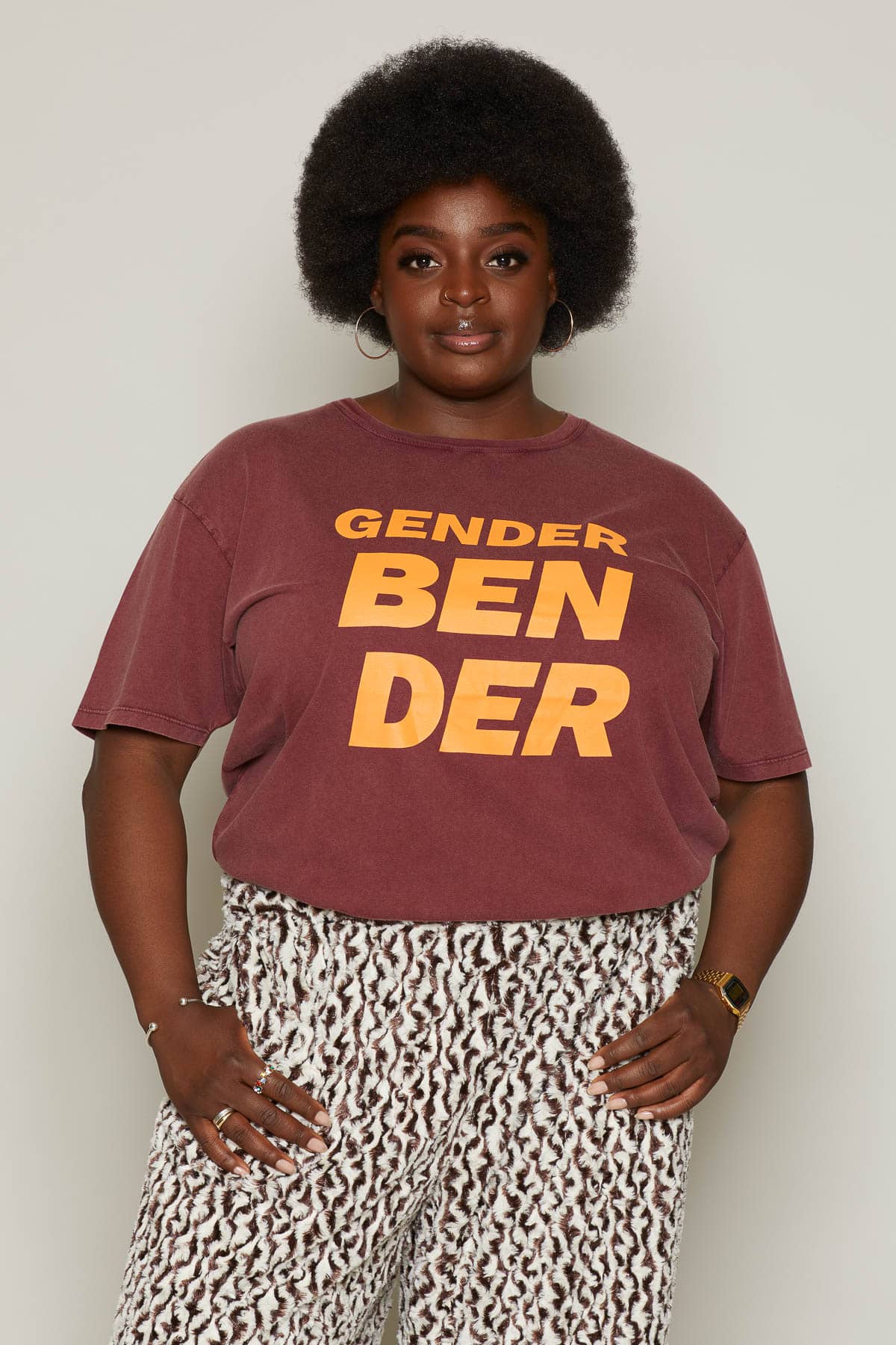 Buy Gender Bender T-Shirt (Burgundy) | size: 3XL Refurbished - $42.00 Gender Bender T-Shirt (Burgundy) | size: 3XL Refurbished - N/A refurbished available on Cerqular
