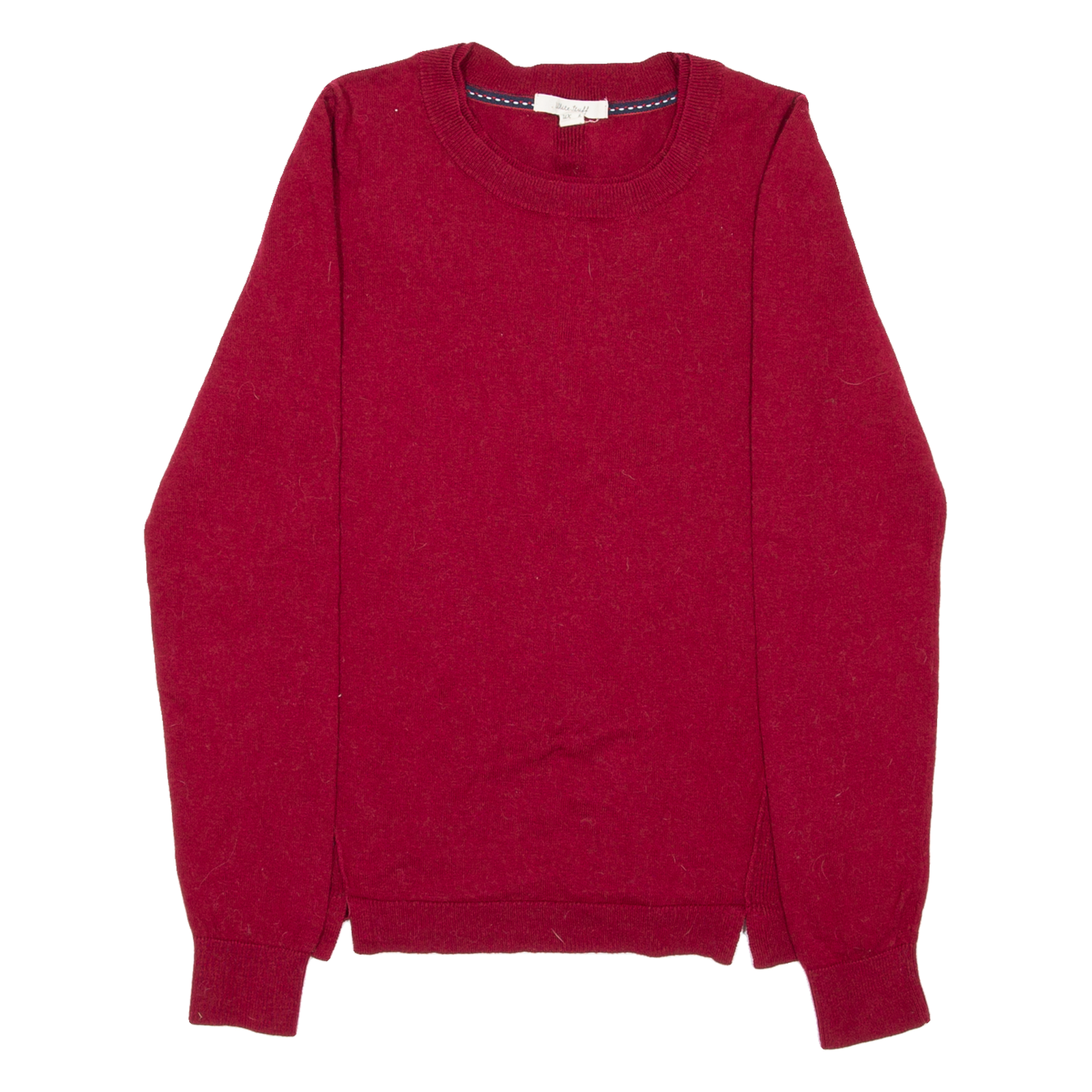 WHITE STUFF Womens Jumper Red Tight Knit Wool UK 6 Refurbished - N/A refurbished available on Cerqular