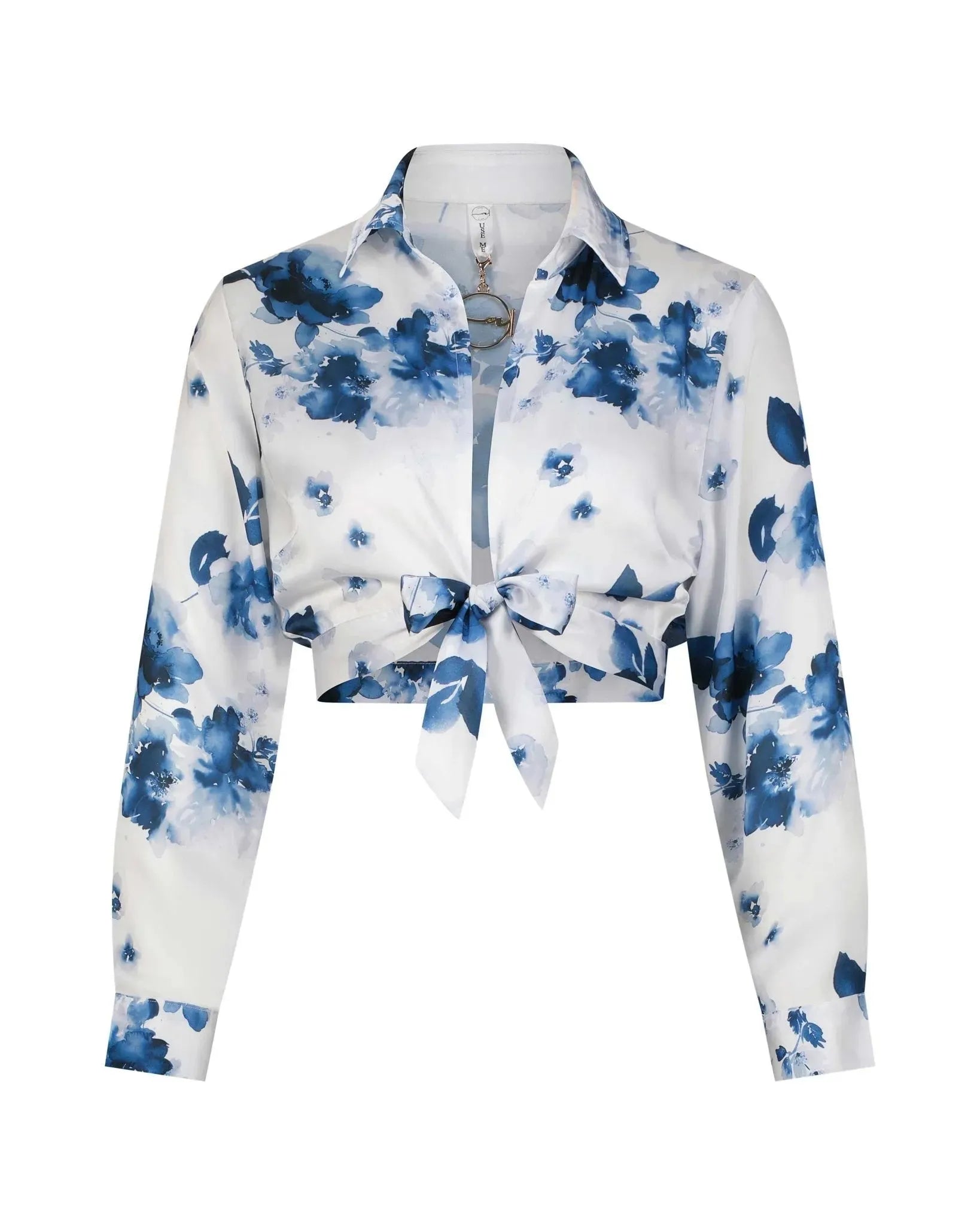 Kira Short Shirt | Size: L | Color: Blue Flowers Refurbished - Aloud (note: this is a lesser-known brand, but it has refurbished available on Cerqular