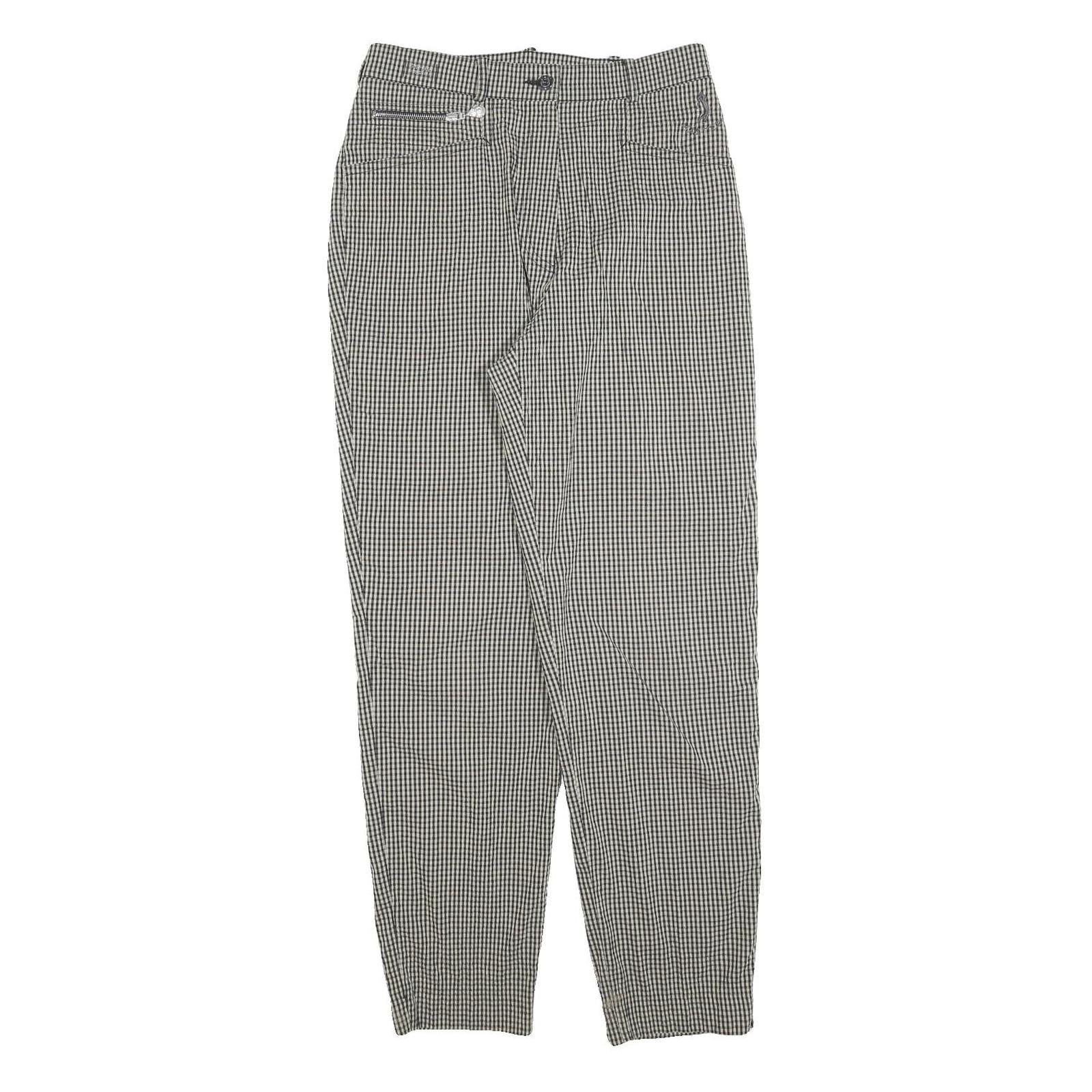 Buy Womens Checked Cotton Blend Regular Straight Trousers W28 L30 Classic Zip Refurbished - $20.79 Womens Checked Cotton Blend Regular Straight Trousers W28 L30 Classic Zip Refurbished - N/A refurbished available on Cerqular