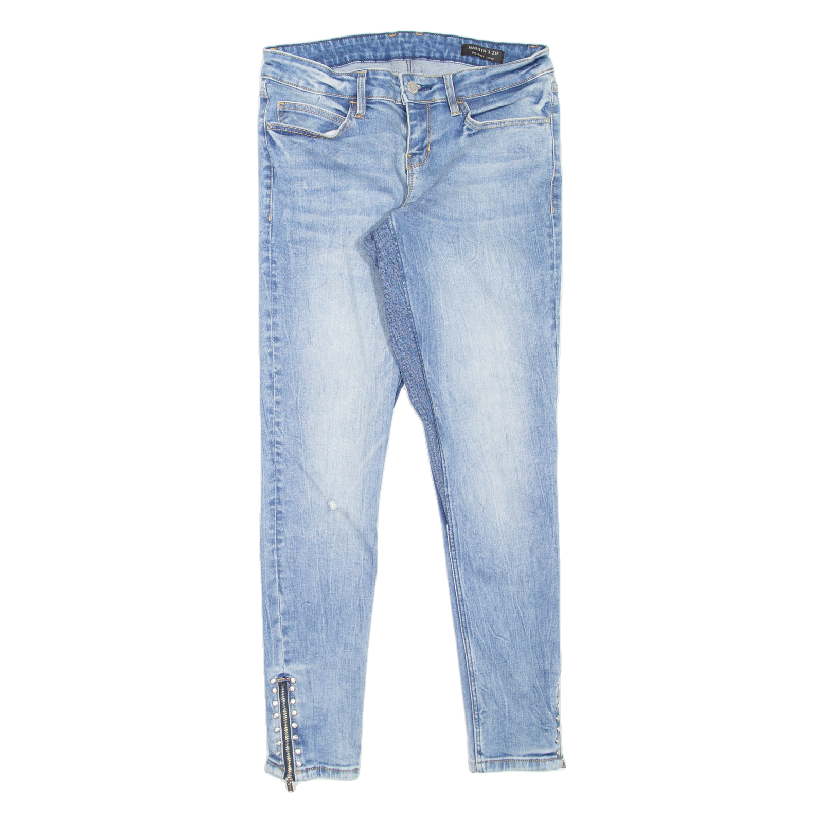 GUESS Marilyn Womens Jeans Blue Slim Skinny Stone Wash W28 L28 Refurbished - N/A refurbished available on Cerqular