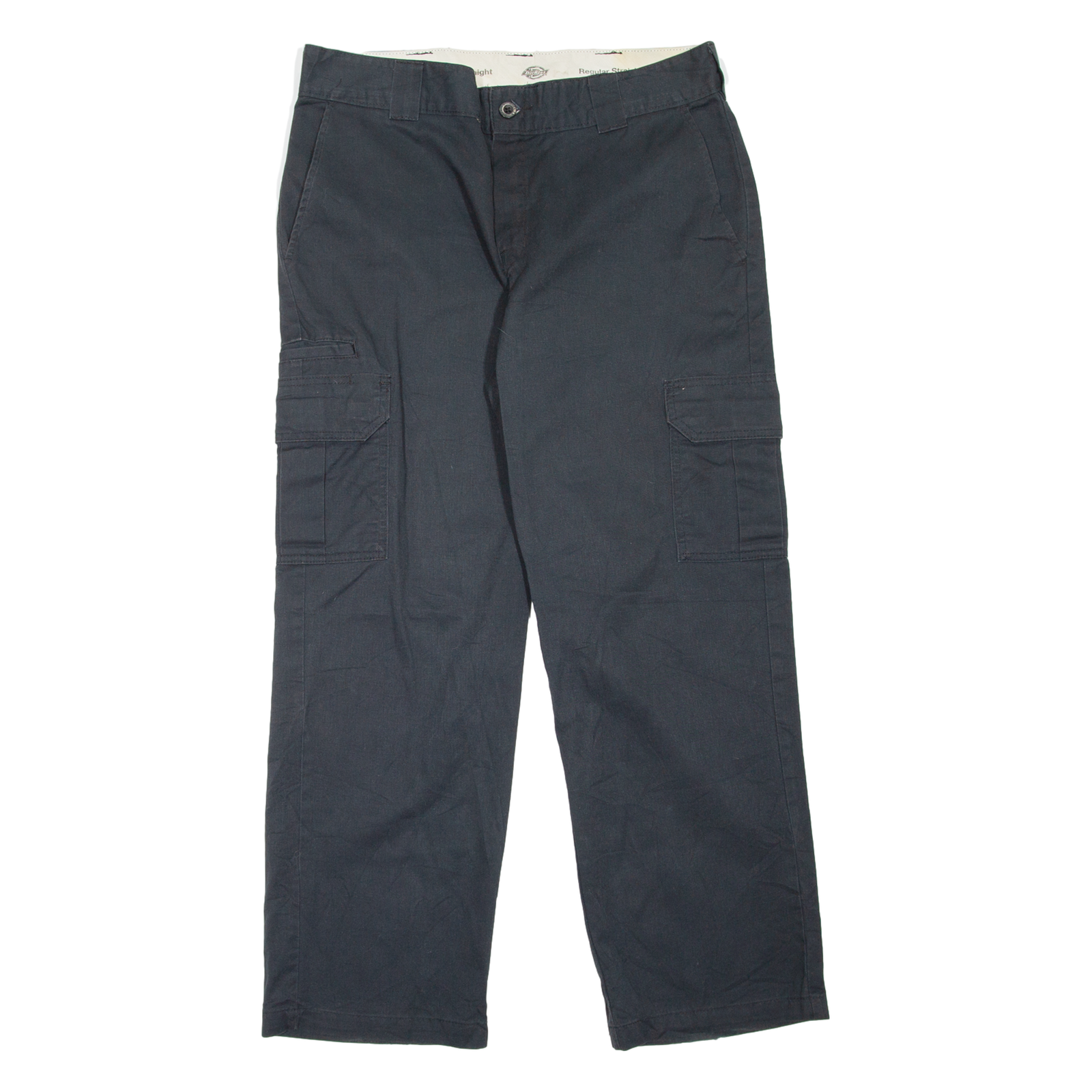 DICKIES Cargo Workwear Mens Trousers Black Regular Straight W34 L30 Refurbished - N/A refurbished available on Cerqular