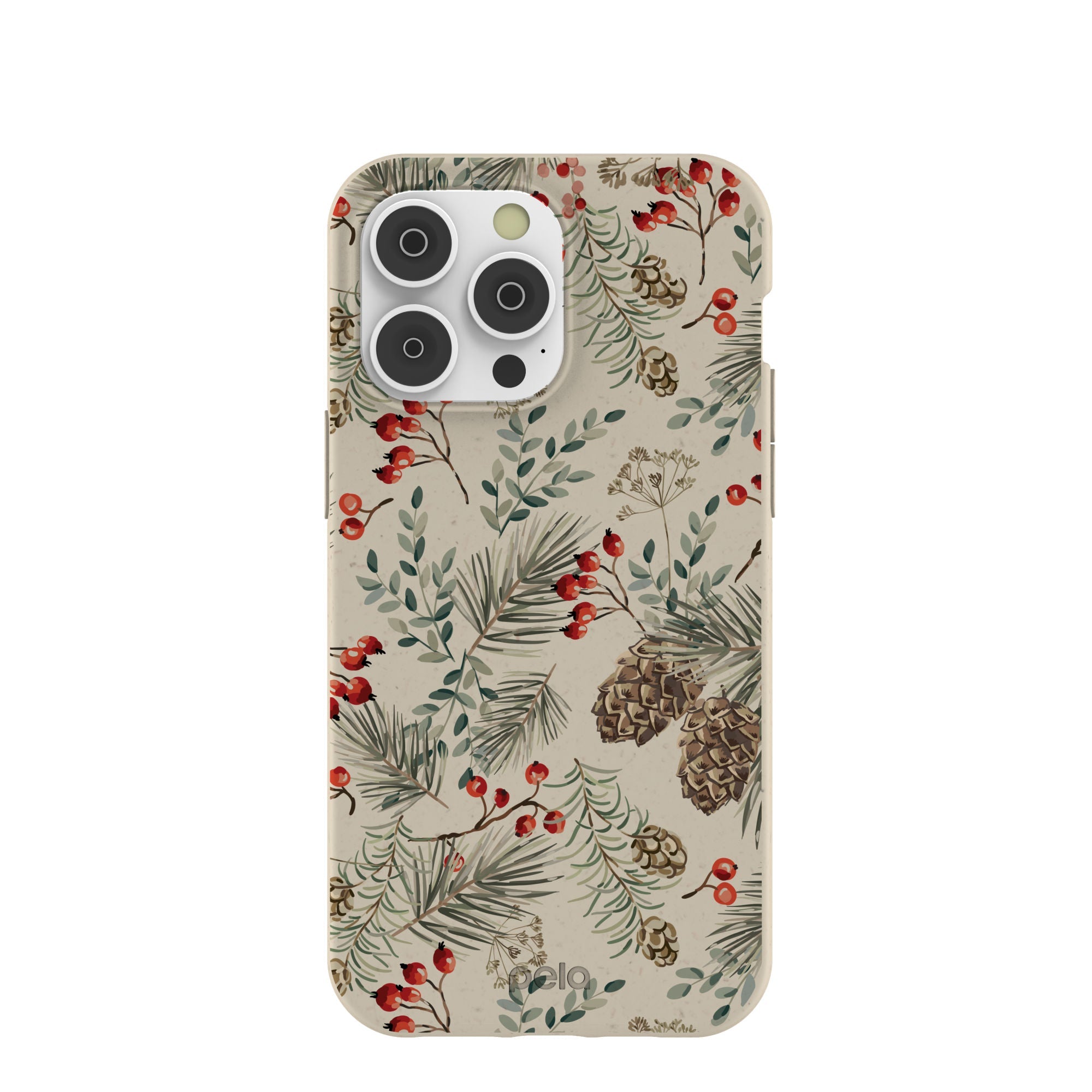 London Fog Winter Spice iPhone 14 Pro Max Case Refurbished - Pela Case refurbished available on Cerqular