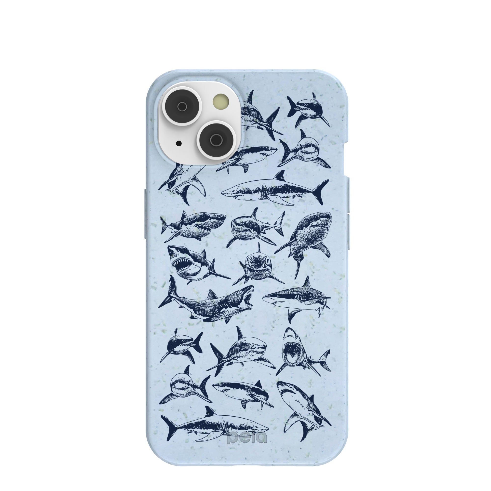 Powder Blue Great White iPhone 14/16e Case Refurbished - Pela Case refurbished available on Cerqular