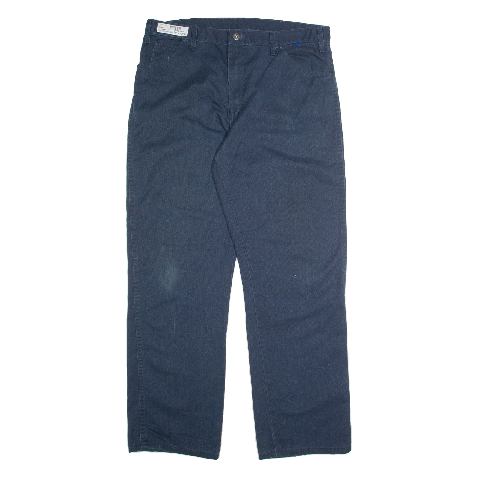 DICKIES Mens Trousers Blue Regular Straight W38 L32 Refurbished - N/A refurbished available on Cerqular