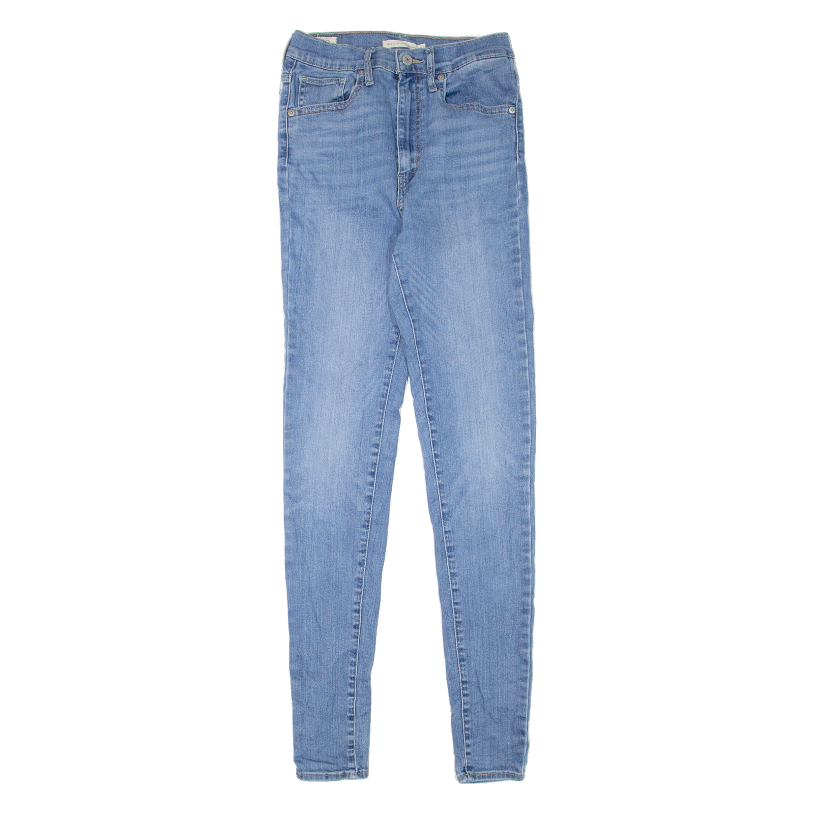 LEVI'S Mile High BIG E Womens Jeans Blue Slim Skinny Stone Wash W24 L32 Refurbished - N/A refurbished available on Cerqular