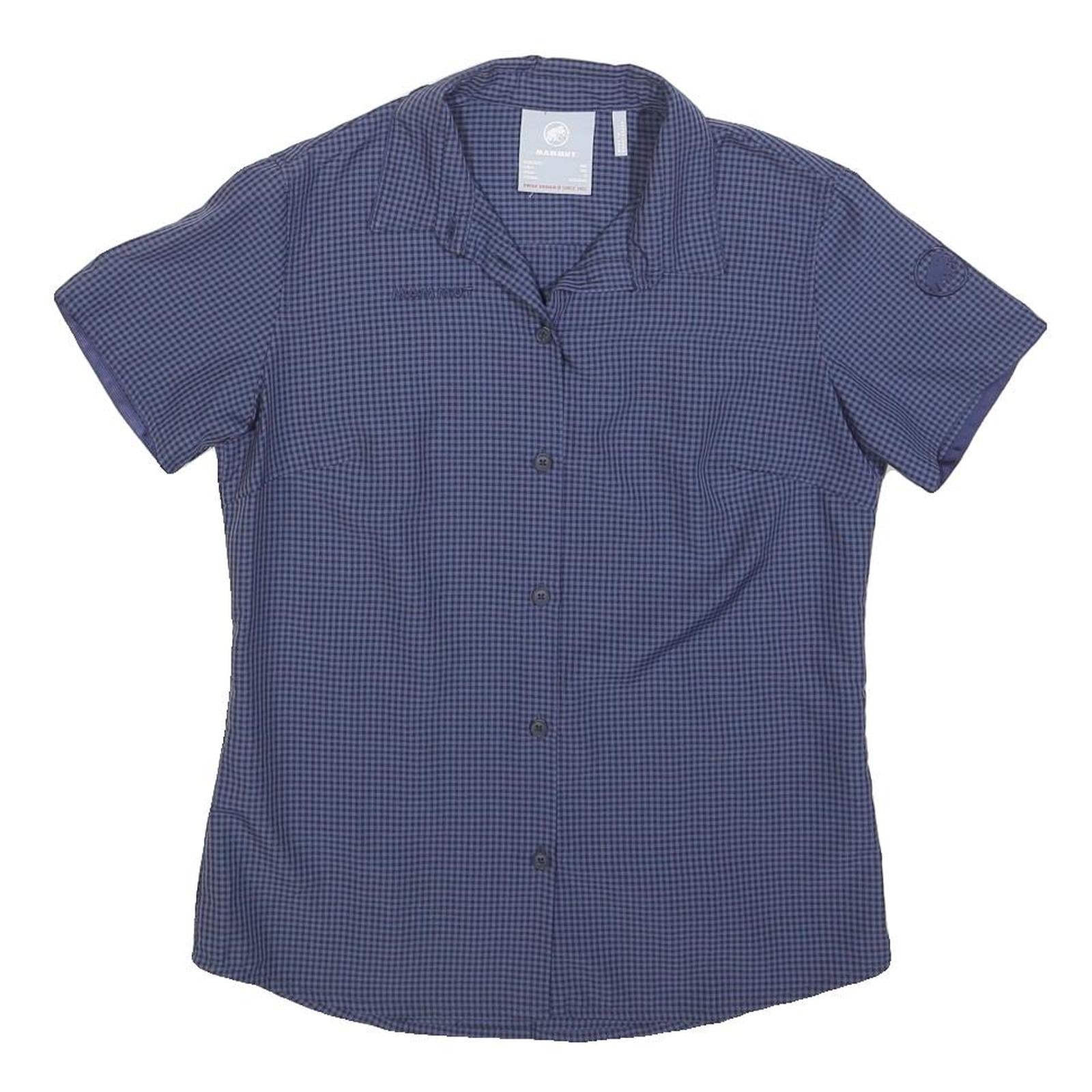 MAMMUT Womens Blue Check Shirt XS Lightweight Breathable Summer Button-Up Refurbished - N/A refurbished available on Cerqular