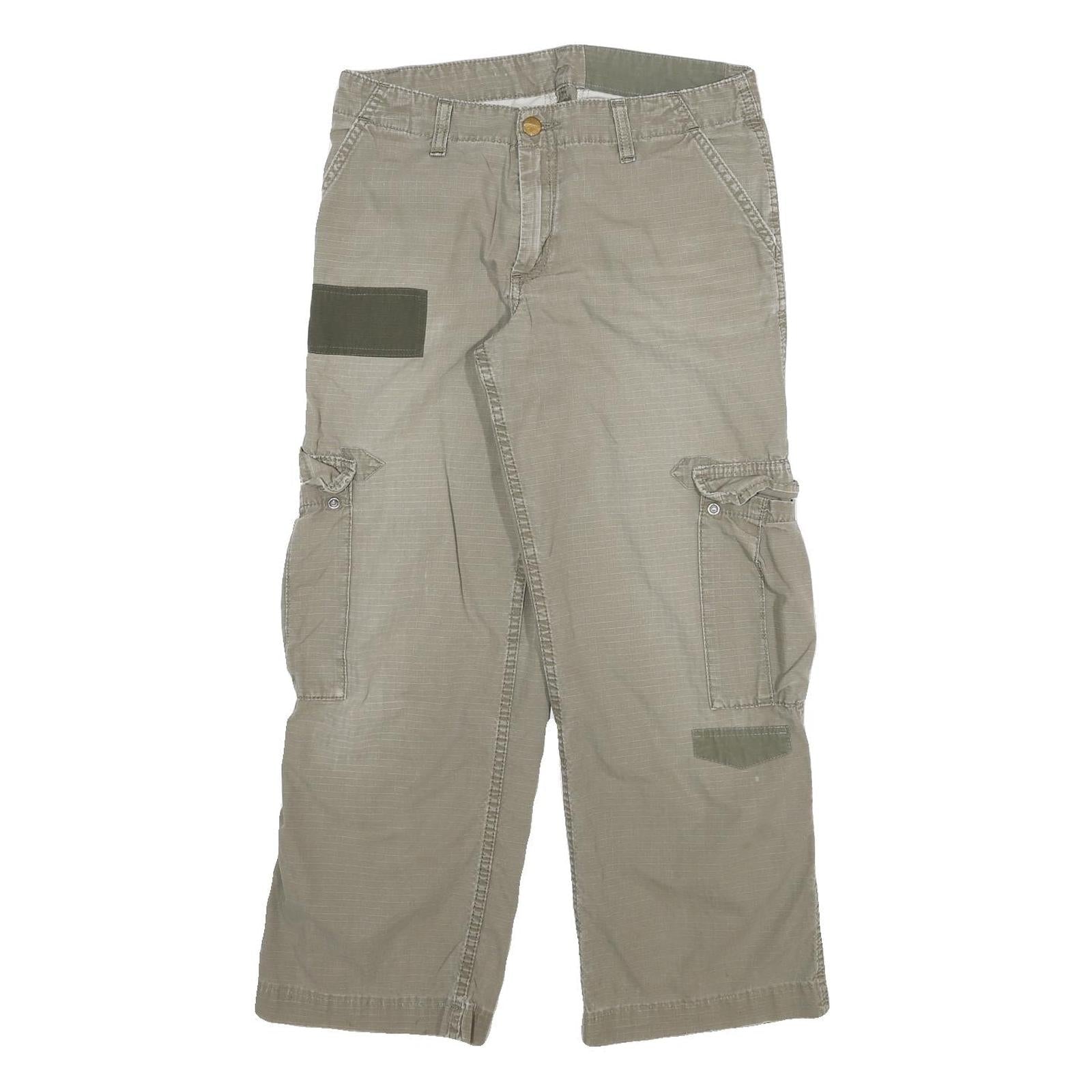 Buy CARHARTT Womens Cotton Blend Beige Relaxed Wide-Leg Trousers W29 L25 Cargo Refurbished - $62.39 CARHARTT Womens Cotton Blend Beige Relaxed Wide-Leg Trousers W29 L25 Cargo Refurbished - N/A refurbished available on Cerqular