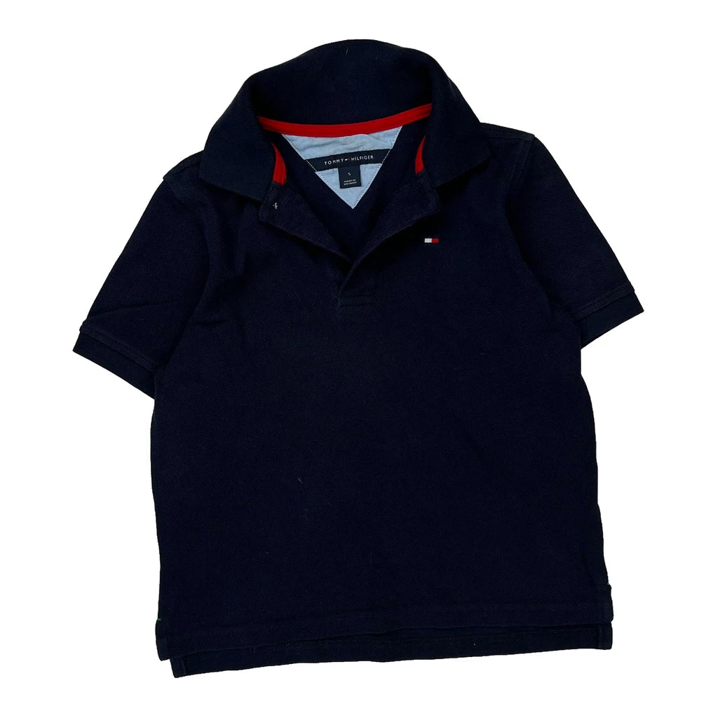 Buy Age 5 Tommy Hilfiger Polo Shirt - Small Navy Cotton Refurbished - $10.71 Age 5 Tommy Hilfiger Polo Shirt - Small Navy Cotton Refurbished - Thrifted (note: this is a term often used to describe second- refurbished available on Cerqular