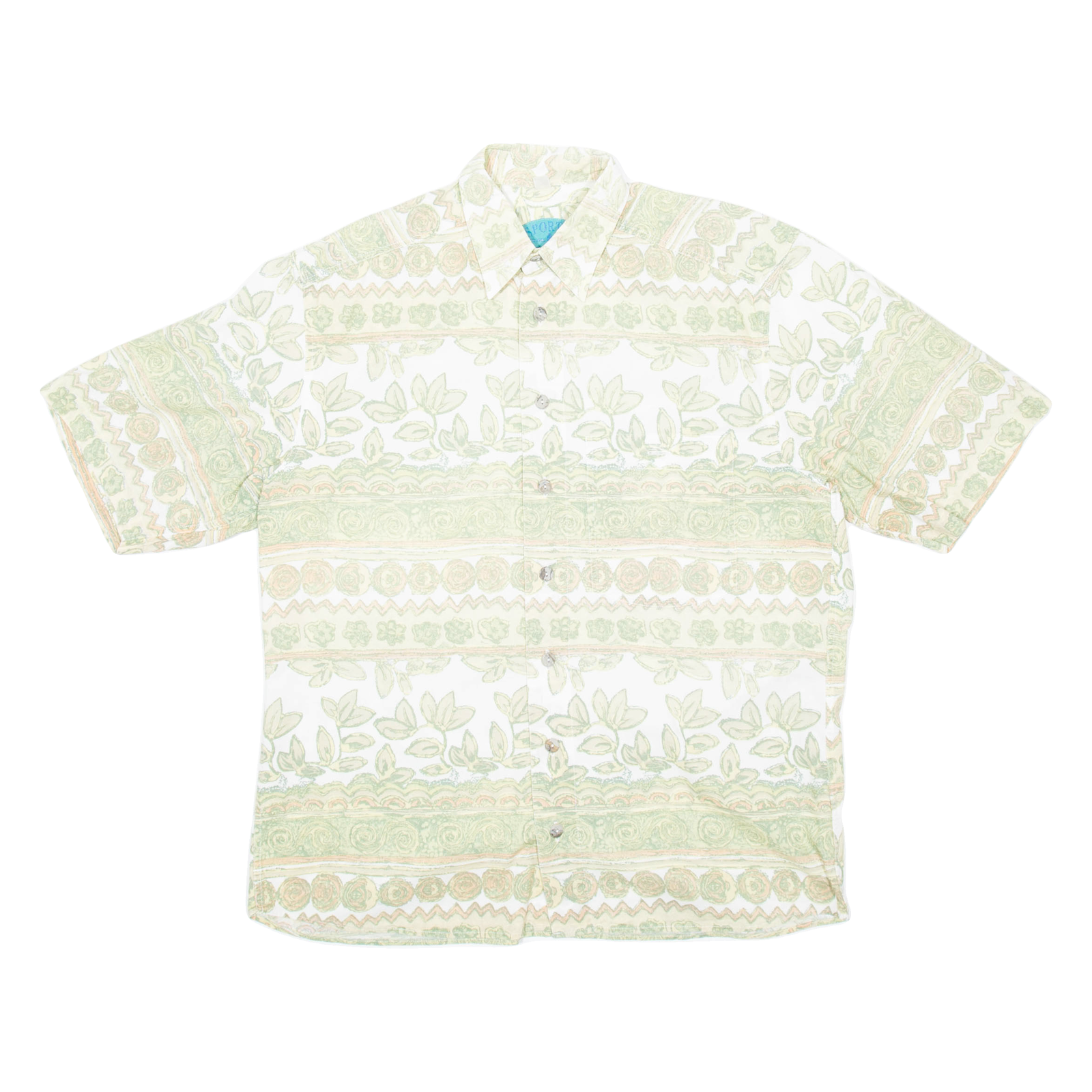 SPORTIV ISLAND Mens Shirt Green S Refurbished - N/A refurbished available on Cerqular