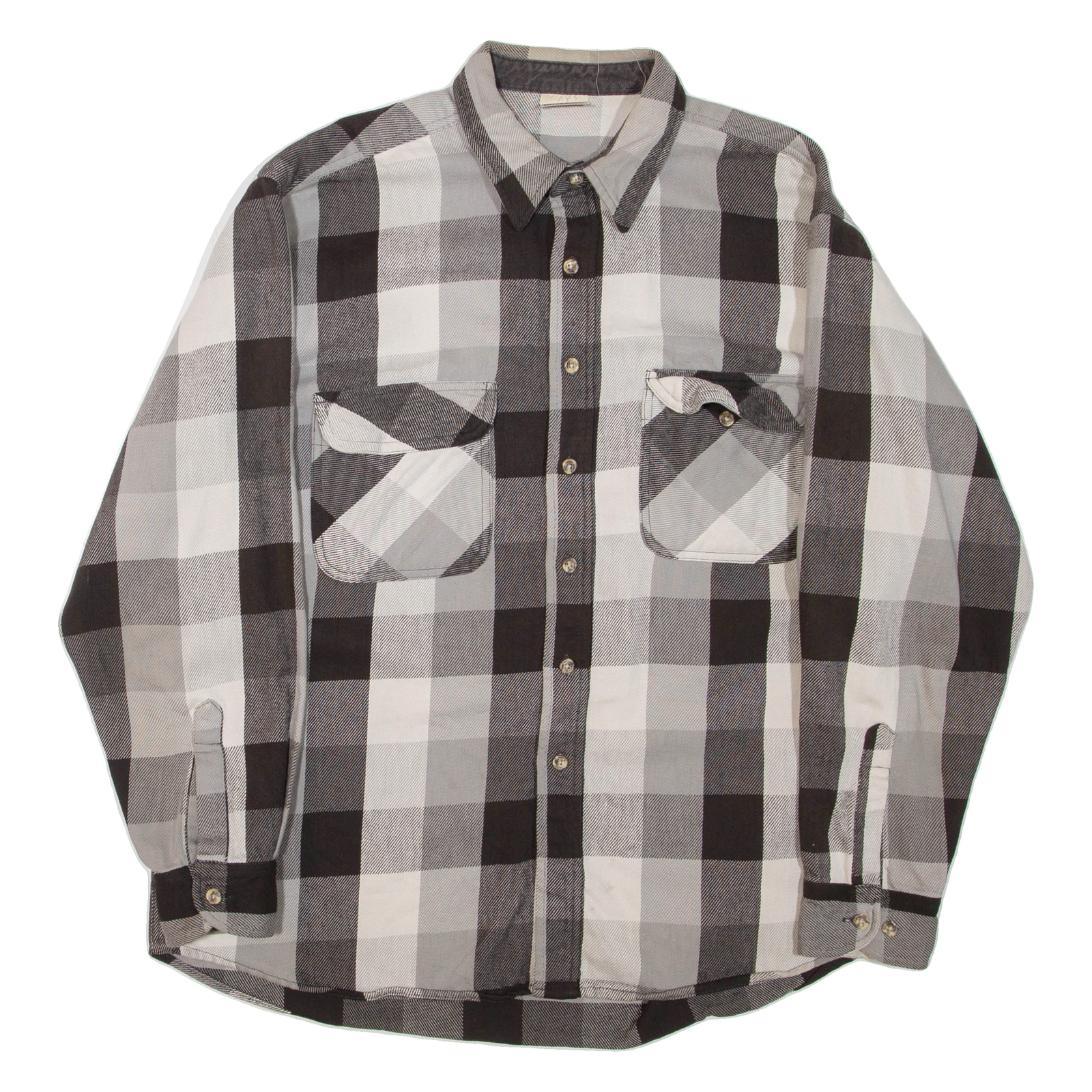 FIELD & STREAM Mens Shirt Grey Check Long Sleeve L Refurbished - N/A refurbished available on Cerqular