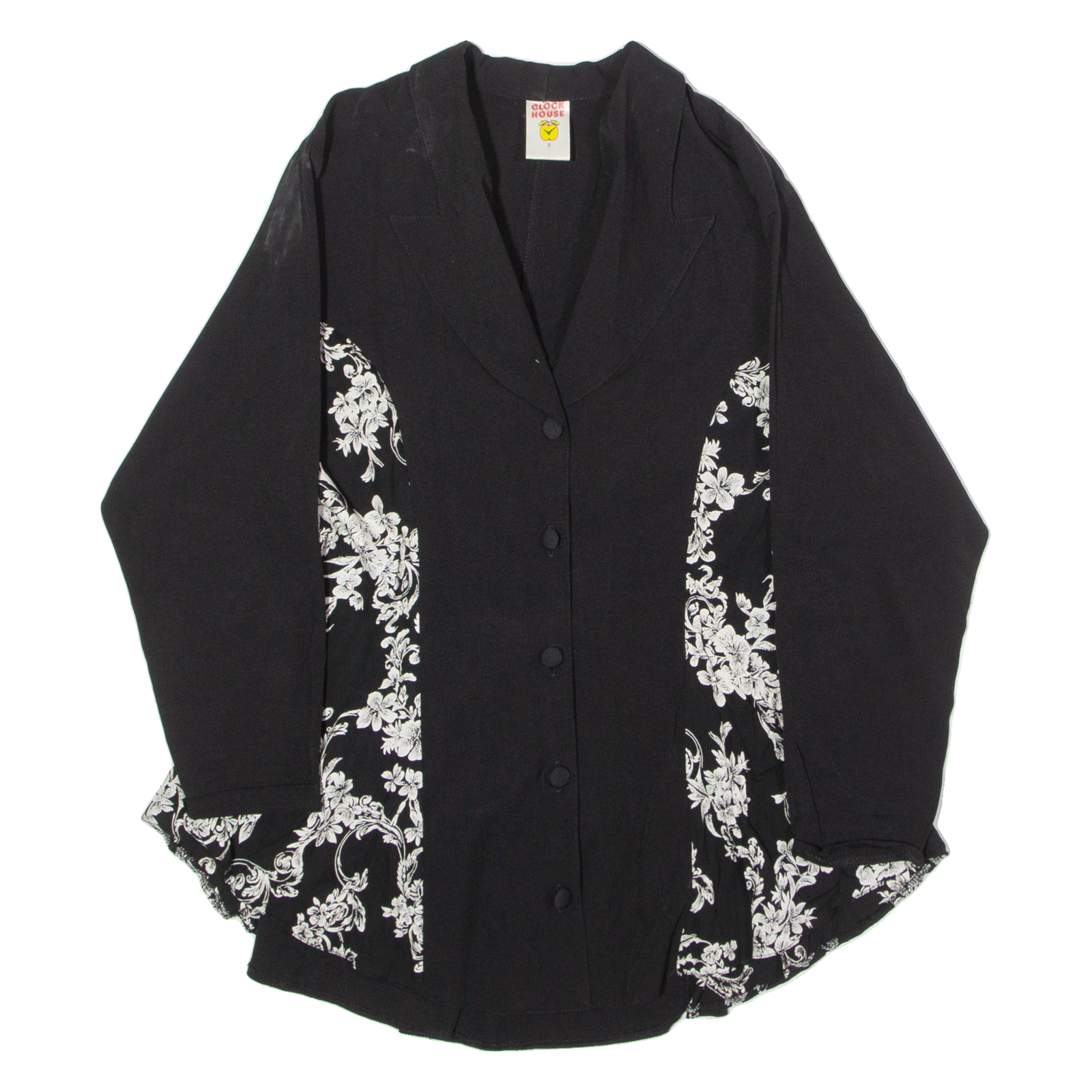 Buy CLOCK HOUSE Womens Blazer Jacket Black Viscose 90s Floral S Refurbished - $24.17 CLOCK HOUSE Womens Blazer Jacket Black Viscose 90s Floral S Refurbished - N/A refurbished available on Cerqular