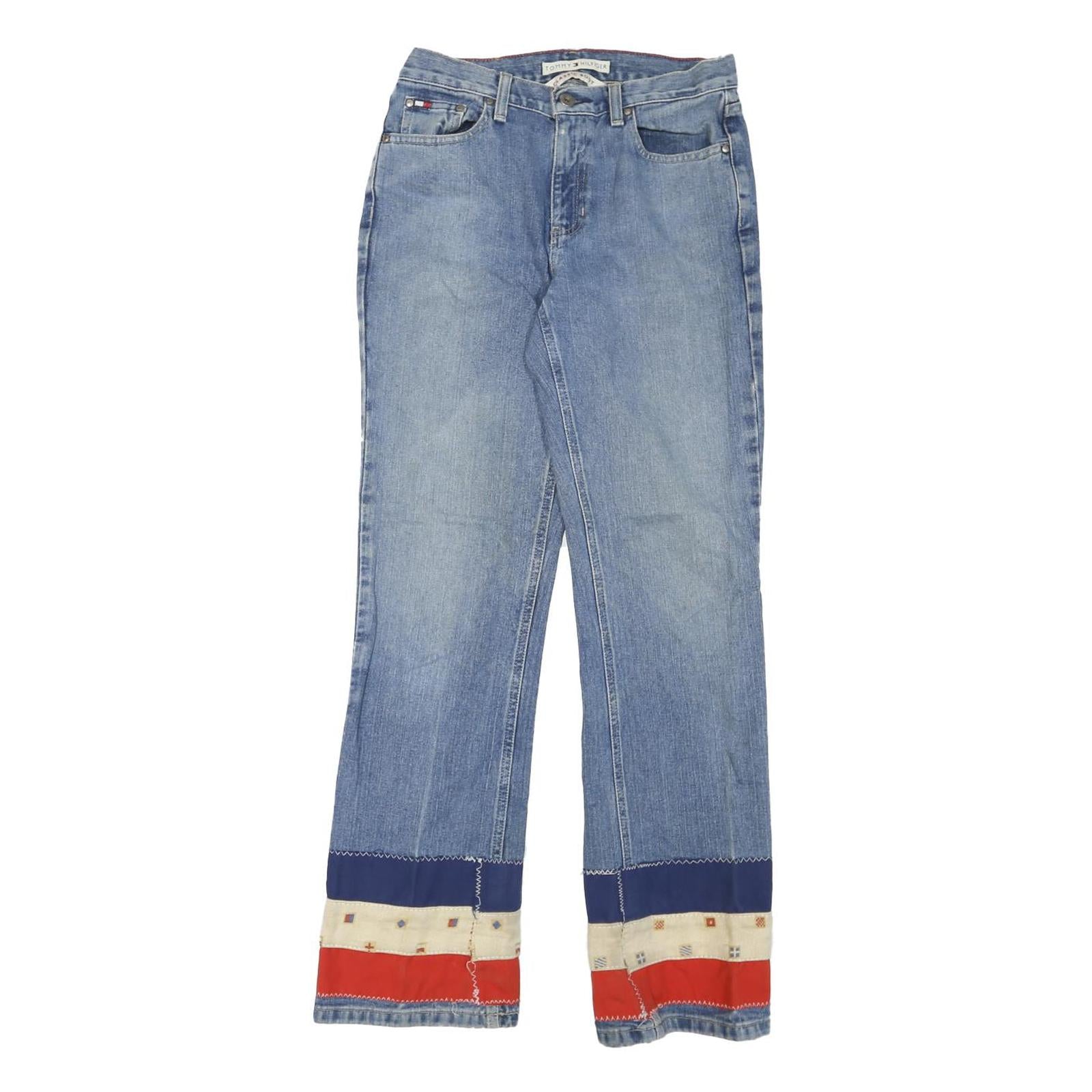 TOMMY HILFIGER Womens Regular Straight Denim Light W28 L31 Nautical Styled Jeans Refurbished - N/A refurbished available on Cerqular