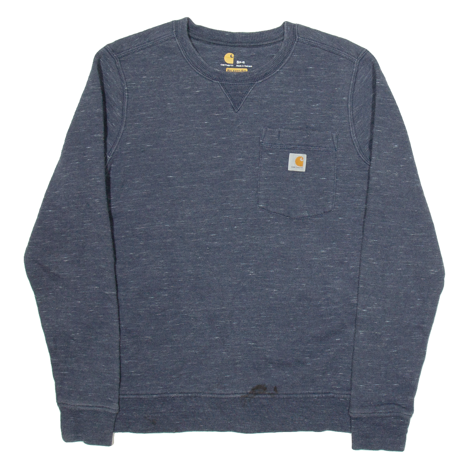 CARHARTT Mens Sweatshirt Blue S Refurbished - N/A refurbished available on Cerqular