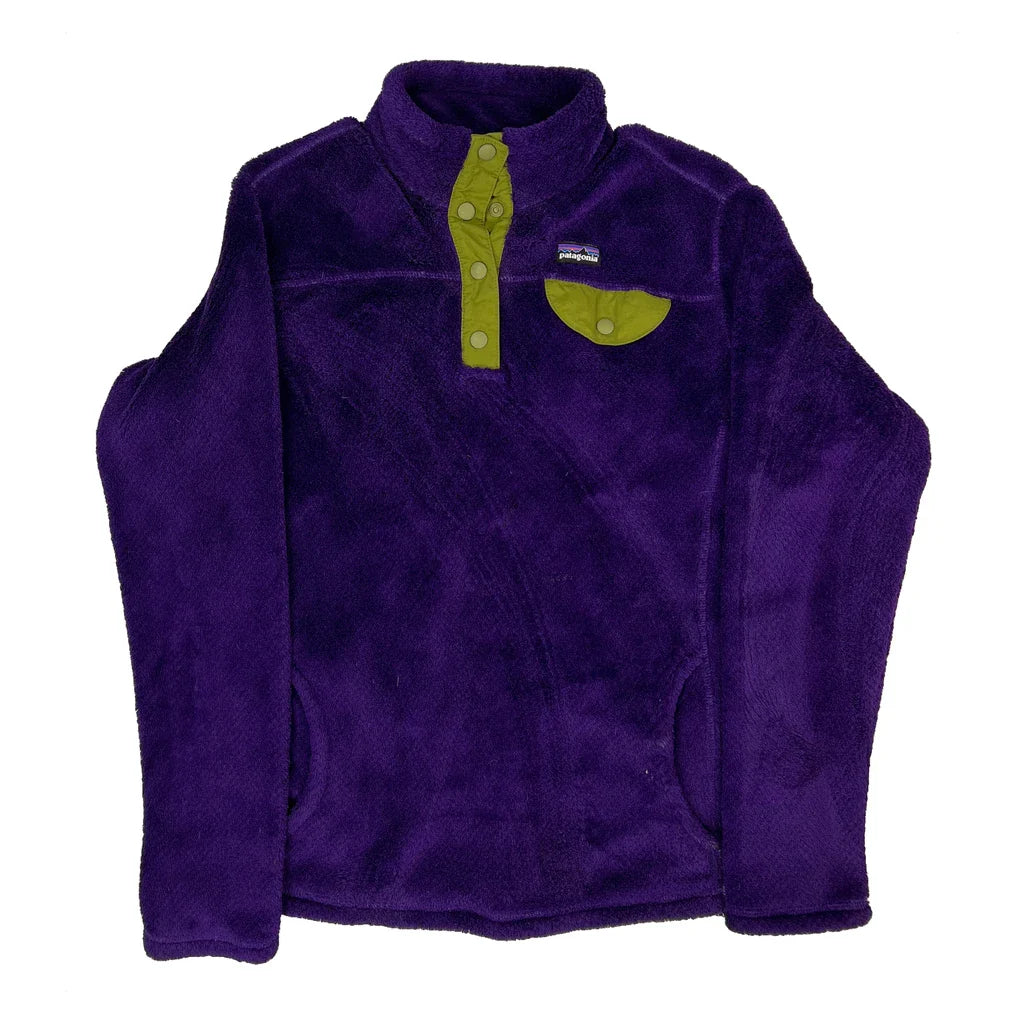 Age 16-18 Patagonia Fleece - 2XL Purple Polyester Refurbished - Thrifted (note: this is a term often used to describe second- refurbished available on Cerqular