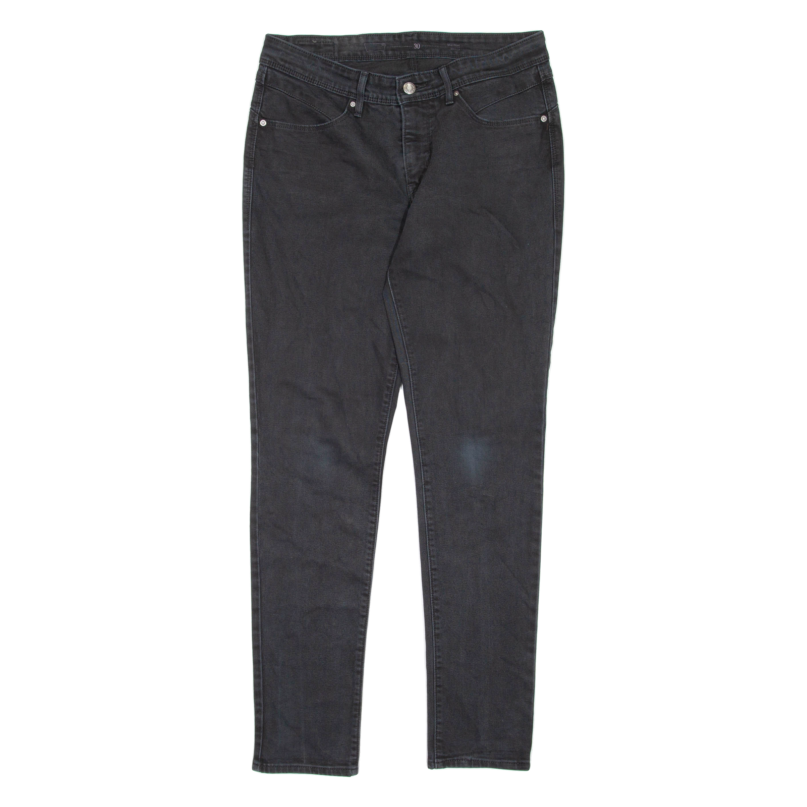 LEVI'S Mid Rise Womens Jeans Black Regular Skinny W30 L31 Refurbished - N/A refurbished available on Cerqular