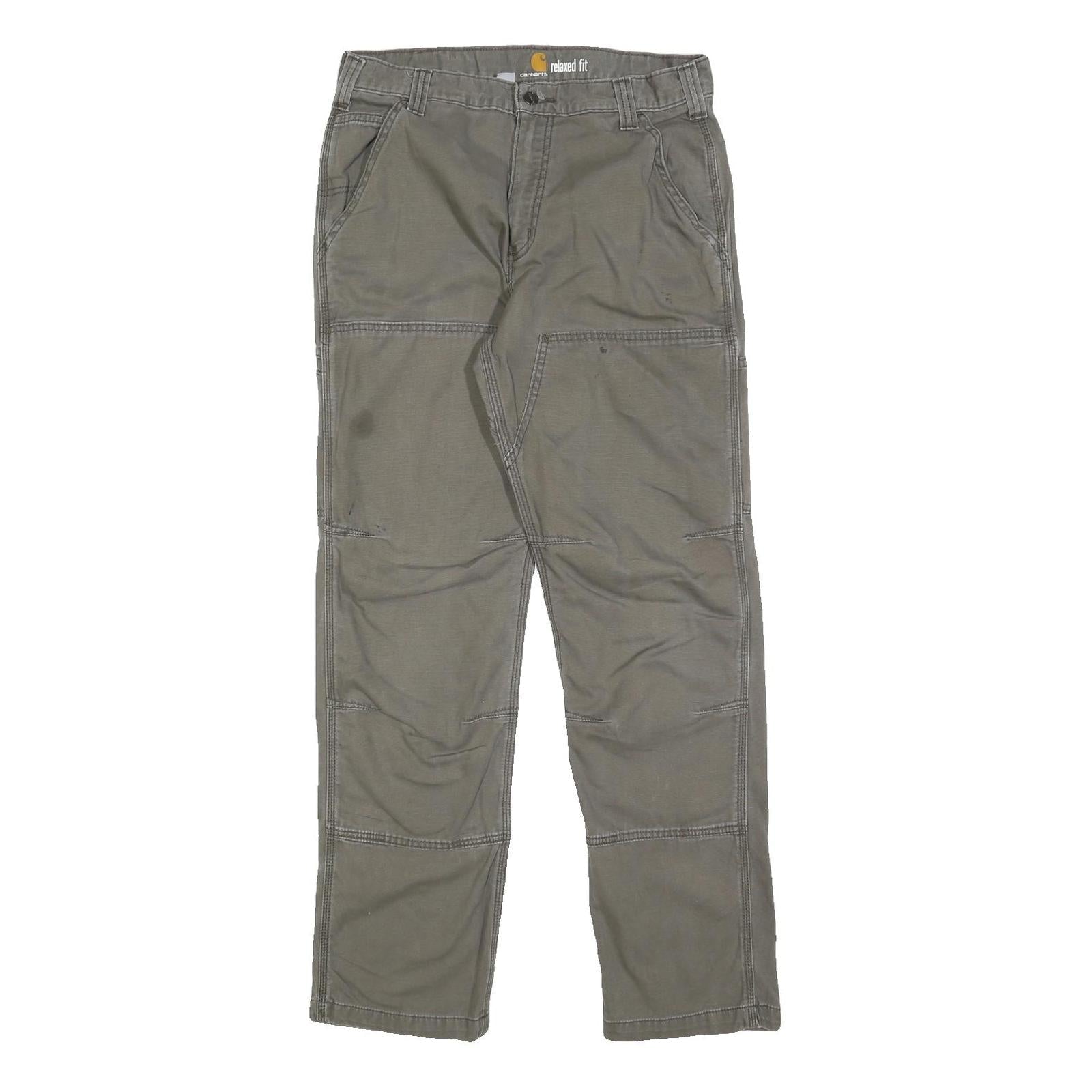 Buy CARHARTT Mens Relaxed Fit Grey Cotton Blend Trousers W32 L32 Workwear Zip Refurbished - $49.39 CARHARTT Mens Relaxed Fit Grey Cotton Blend Trousers W32 L32 Workwear Zip Refurbished - N/A refurbished available on Cerqular