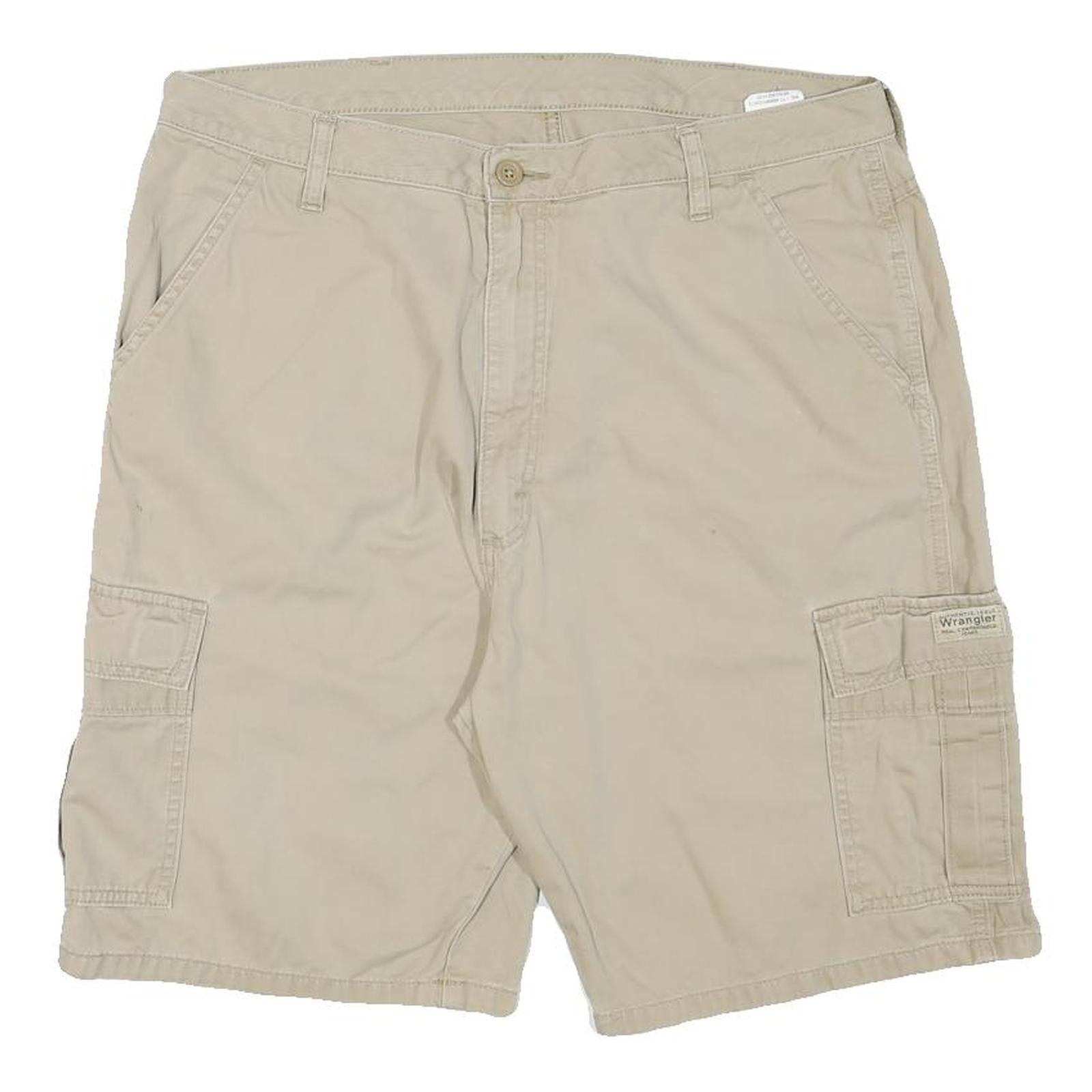 Buy WRANGLER Mens Shorts Beige Casual Cargo XL W35 Cotton Blend Pocket Detail Refurbished - $22.09 WRANGLER Mens Shorts Beige Casual Cargo XL W35 Cotton Blend Pocket Detail Refurbished - N/A refurbished available on Cerqular
