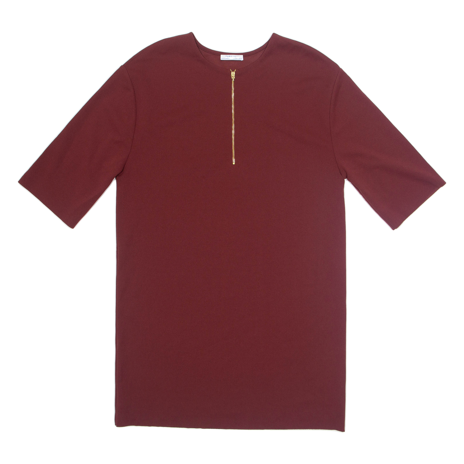 Buy ZARA Womens Shift Dress Maroon Short Sleeve Knee Length M Refurbished - $27.29 ZARA Womens Shift Dress Maroon Short Sleeve Knee Length M Refurbished - N/A refurbished available on Cerqular